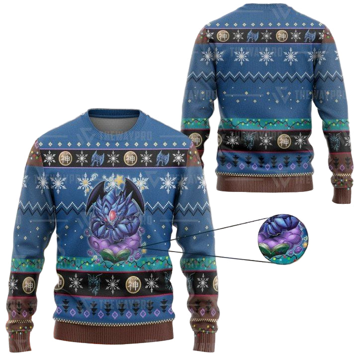 Anime Yu Gi Oh Obelisk The Toonmentor Christmas Sweater ? Usalast