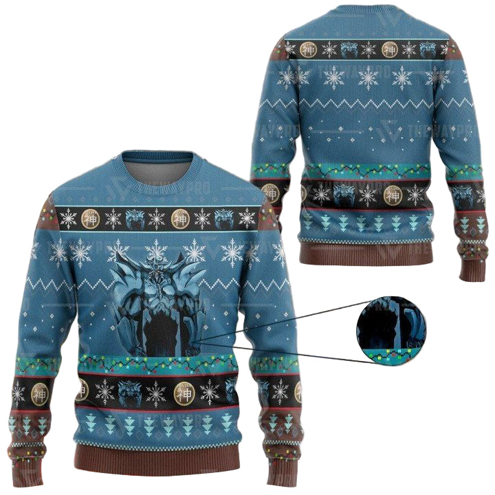 Anime Yu Gi Oh Obelisk The Tormentor Christmas Sweater ? Usalast