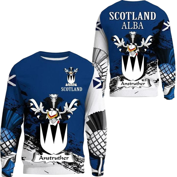 Anstruther Scottish Family Crest Scotland Special Sweater A7 ? Usalast