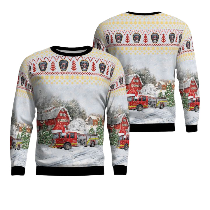 Arkansas Beaver Lake Fire Department Christmas Sweater 3D ? Usalast