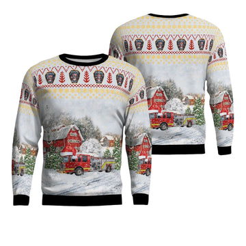 Arkansas Beaver Lake Fire Department Christmas Sweater 3D ? CH11 ? Usalast