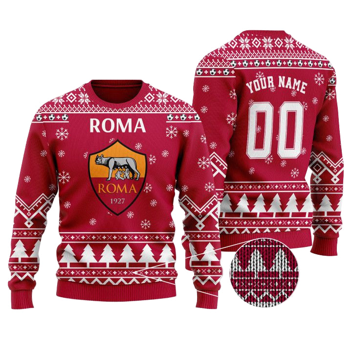 As Roma Custom Name Ugly Christmas Sweater ? Usalast