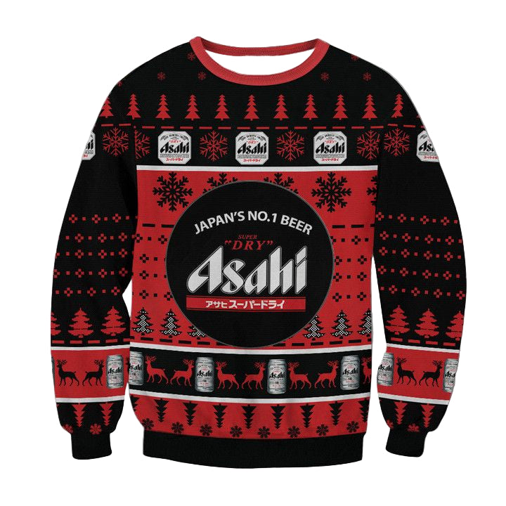 Asahi Super Dry Ugly Christmas Sweater 2022 ? Usalast