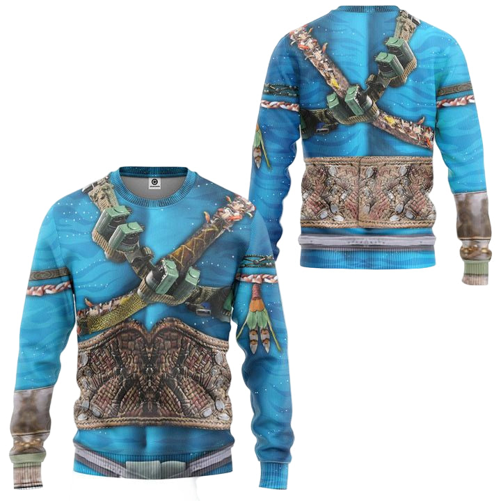 Avatar Jake Sully Cosplay Costume Ugly Christmas Sweater ? Usalast