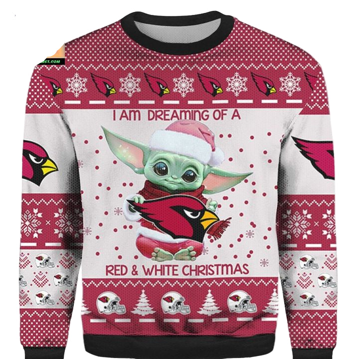 Baby Yoda Arizona Cardinals Ugly 3D Christmas Sweater ? Usalast