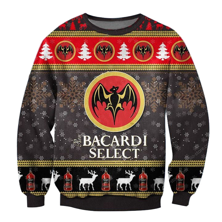 Bacardi Select Ugly Christmas Sweater 2022 ? Usalast