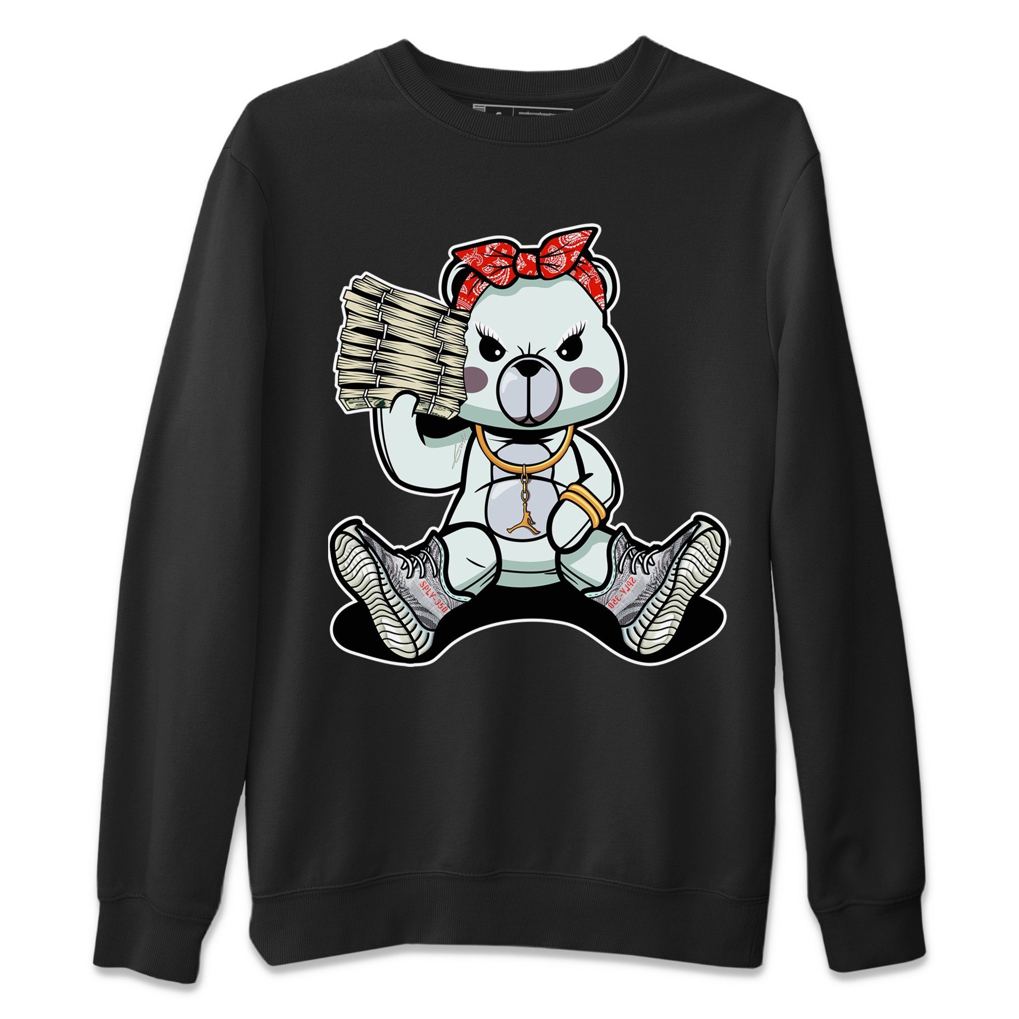 Bad Baby Bear Unisex Tops - Yeezy 350 Blue Tint