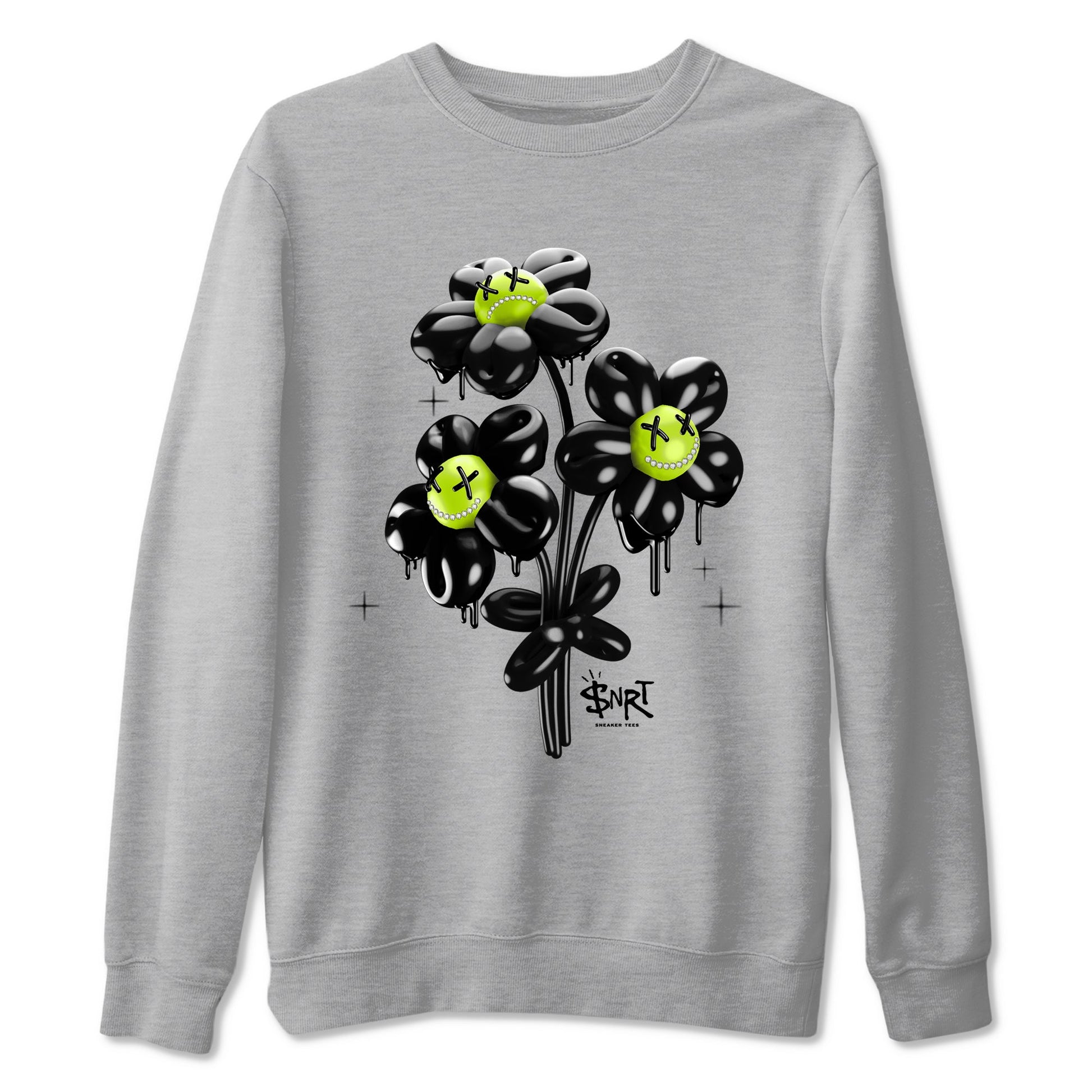 Balloon Bouquet Sneaker Tees - Air Foamposite One Black Volt