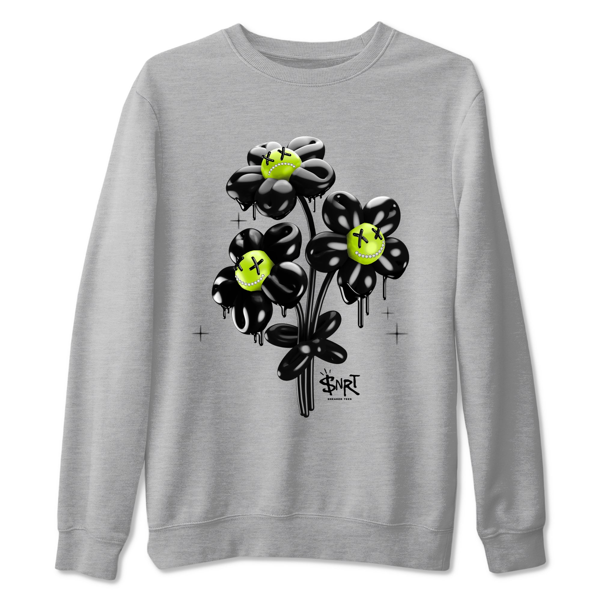 Balloon Bouquet Sneaker Tees - Air Foamposite One Black Volt