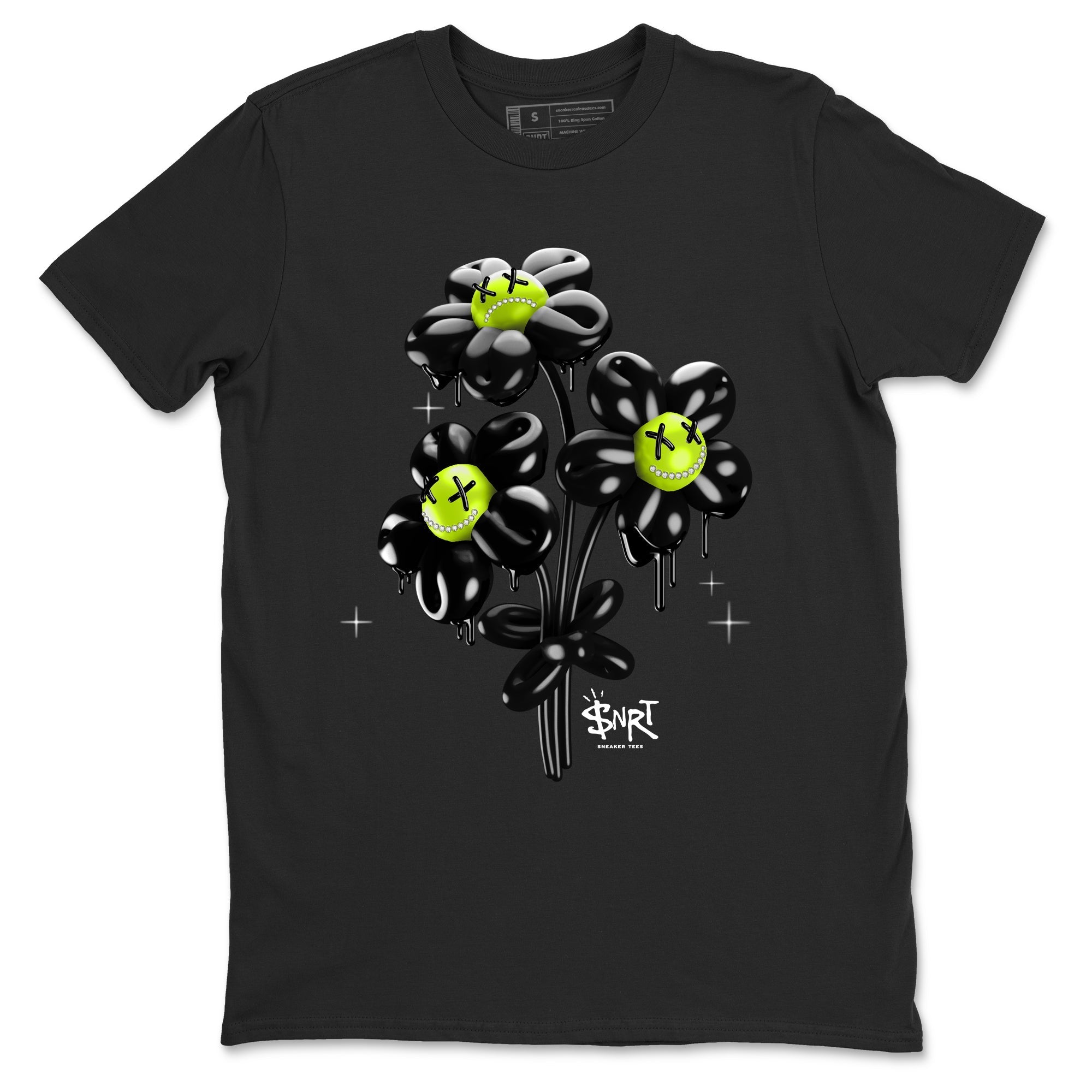 Balloon Bouquet Sneaker Tees - Air Foamposite One Black Volt