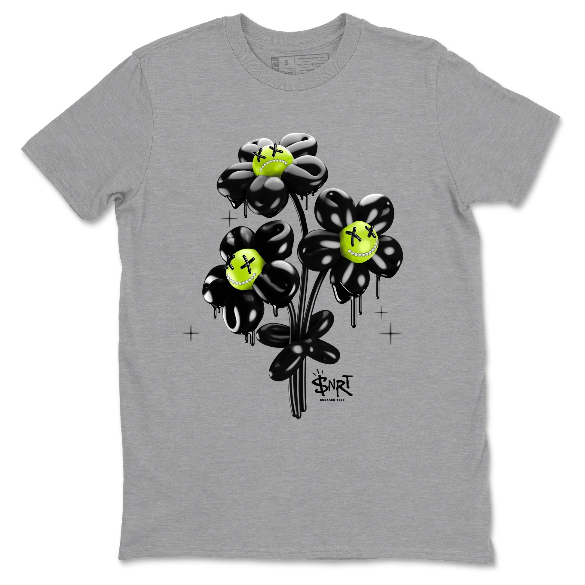 Balloon Bouquet Sneaker Tees - Air Foamposite One Black Volt