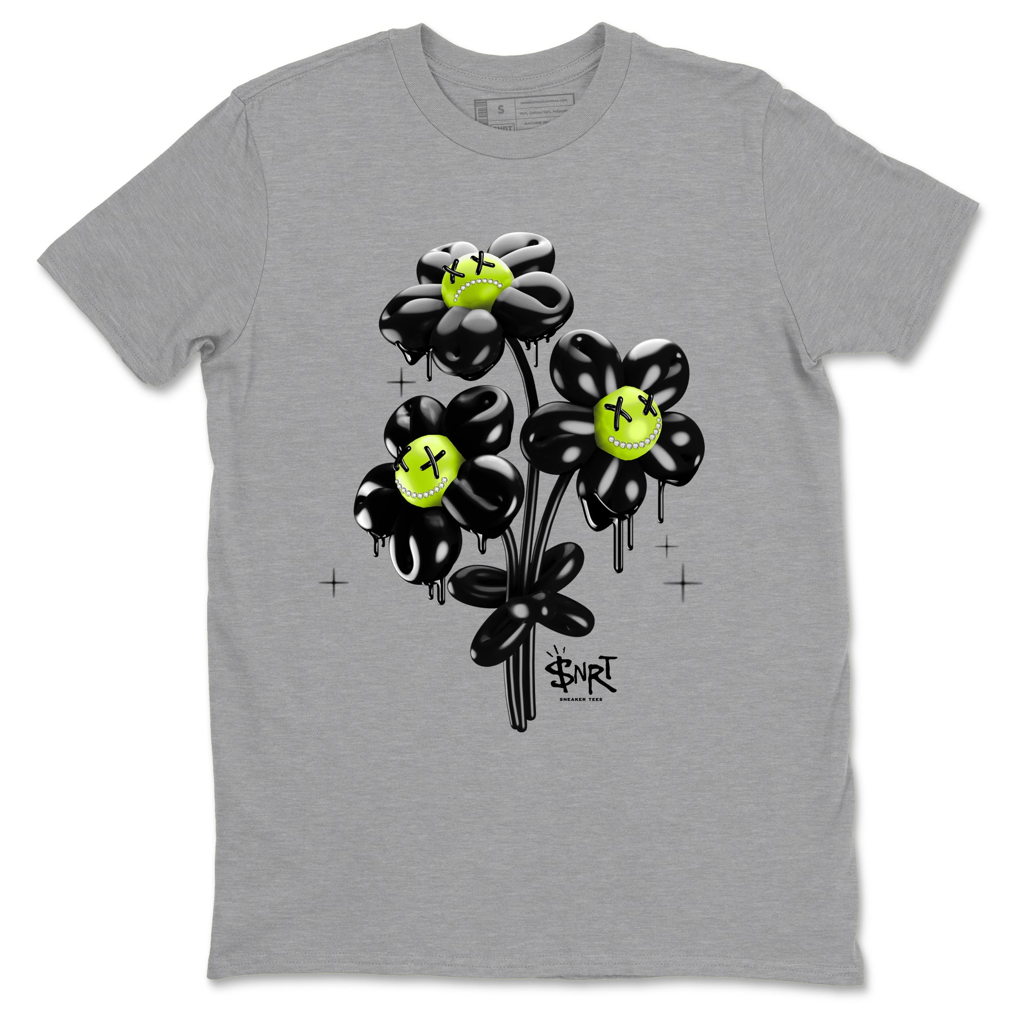 Balloon Bouquet Sneaker Tees - Air Foamposite One Black Volt