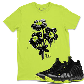 Balloon Bouquet Sneaker Tees - Air Foamposite One Black Volt