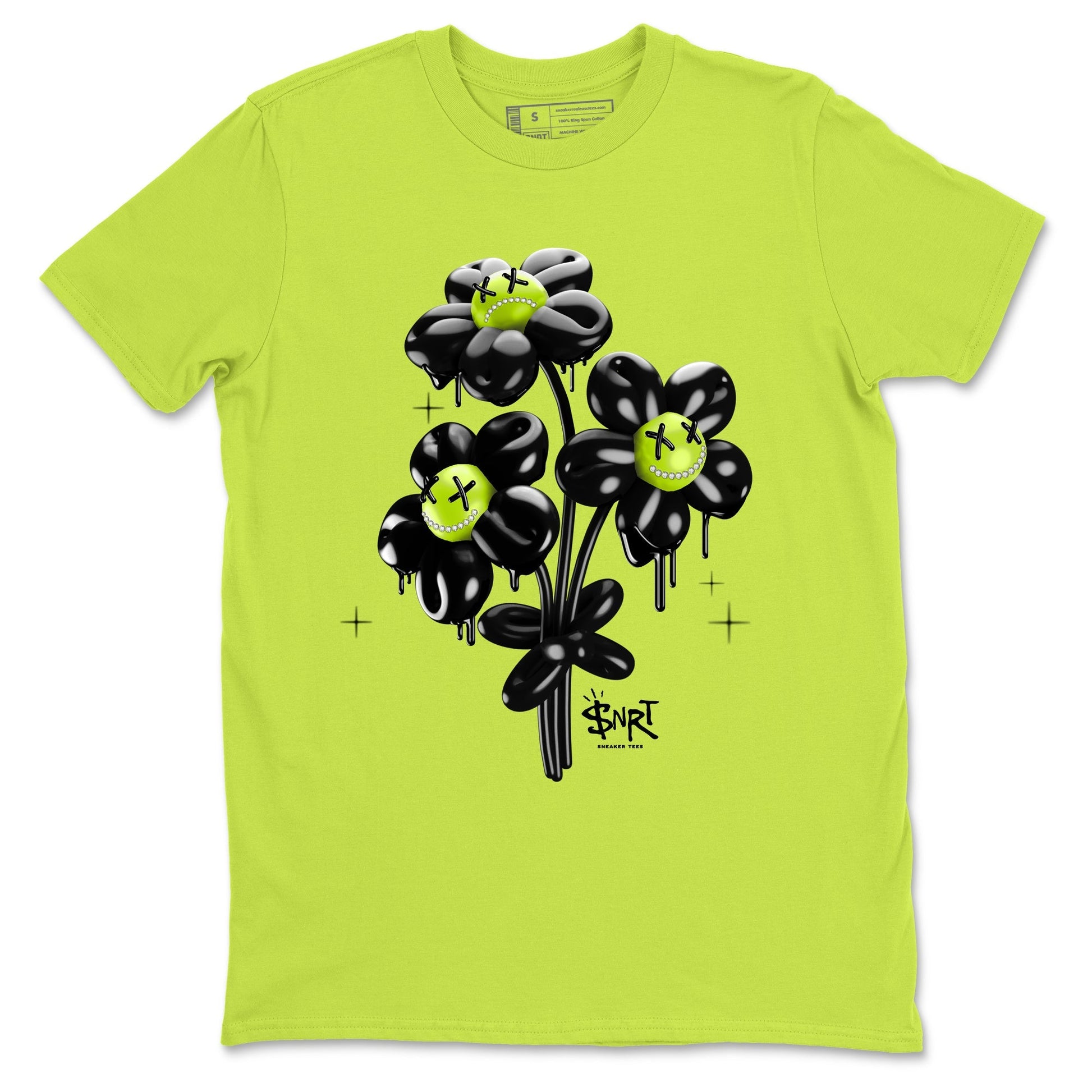 Balloon Bouquet Sneaker Tees - Air Foamposite One Black Volt