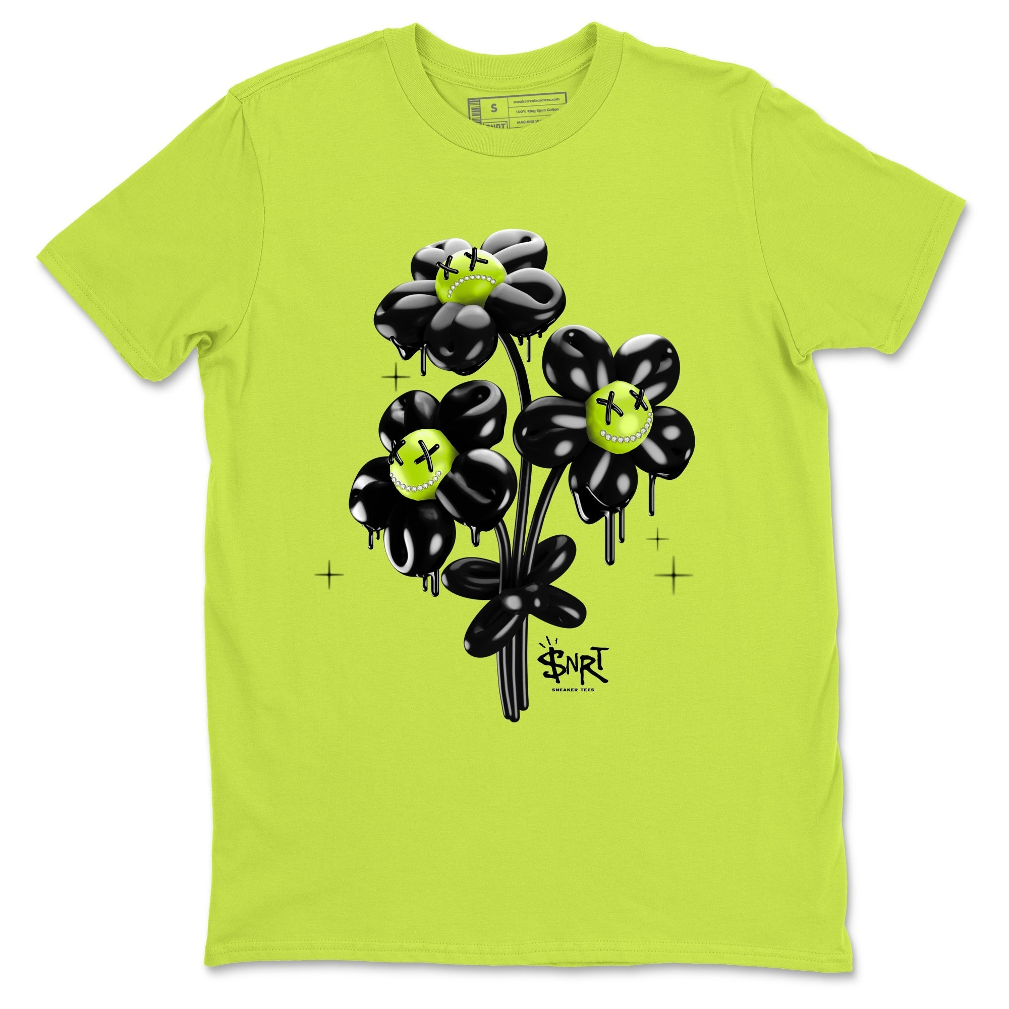 Balloon Bouquet Sneaker Tees - Air Foamposite One Black Volt