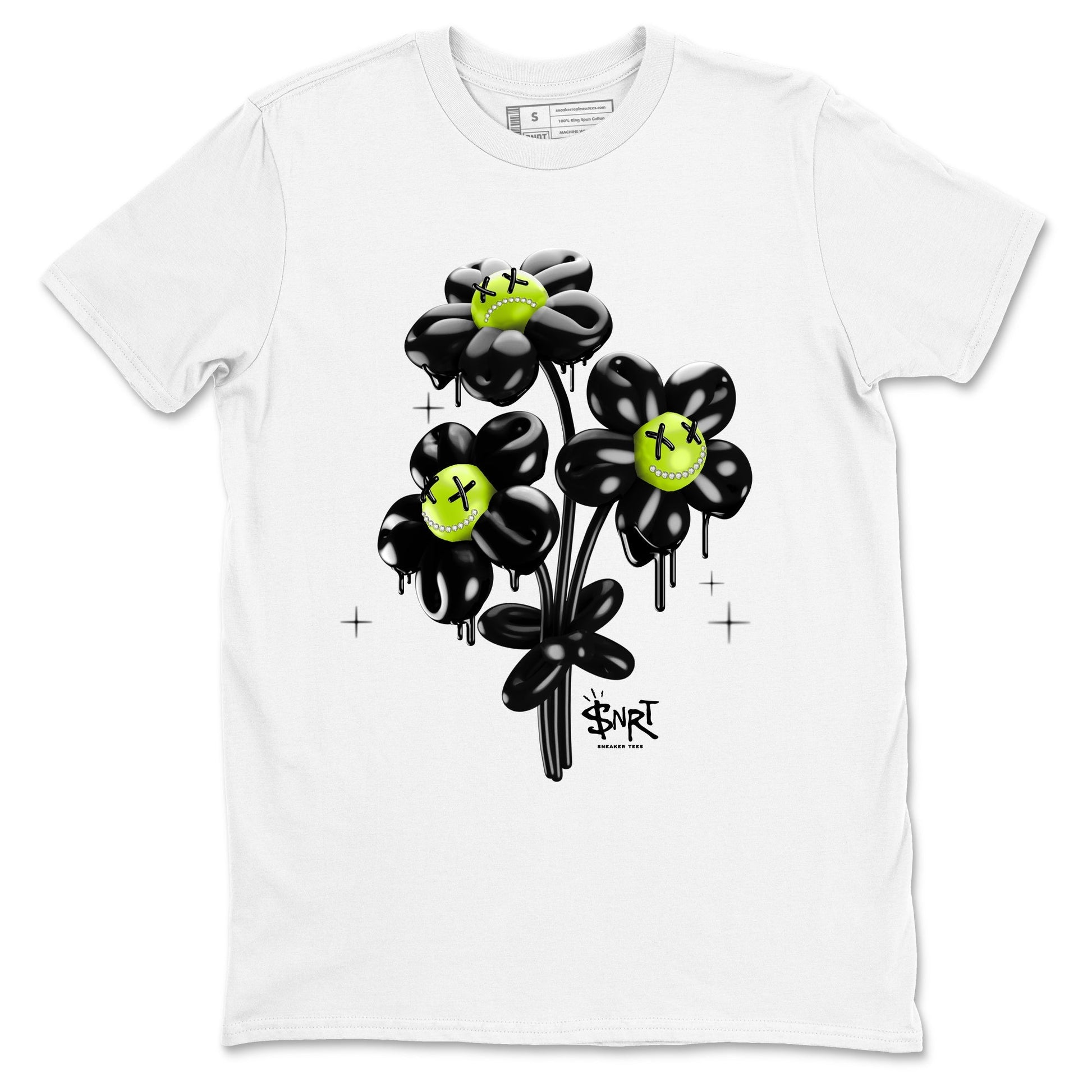 Balloon Bouquet Sneaker Tees - Air Foamposite One Black Volt