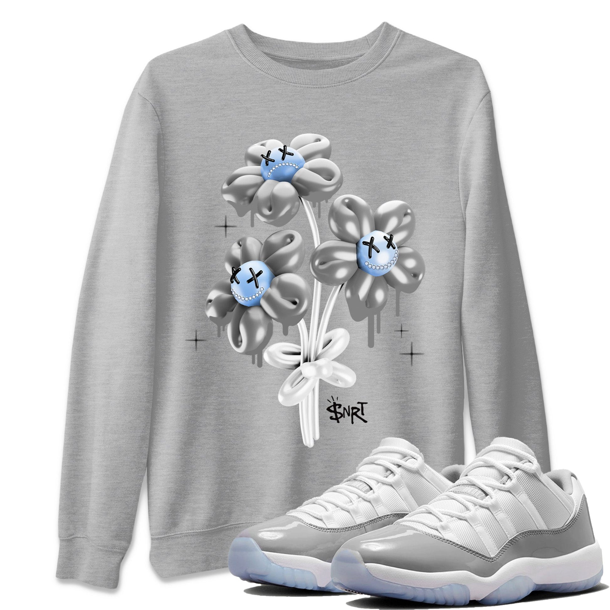 balloon bouquet Unisex Tops - Air Jordan 11 White Cement