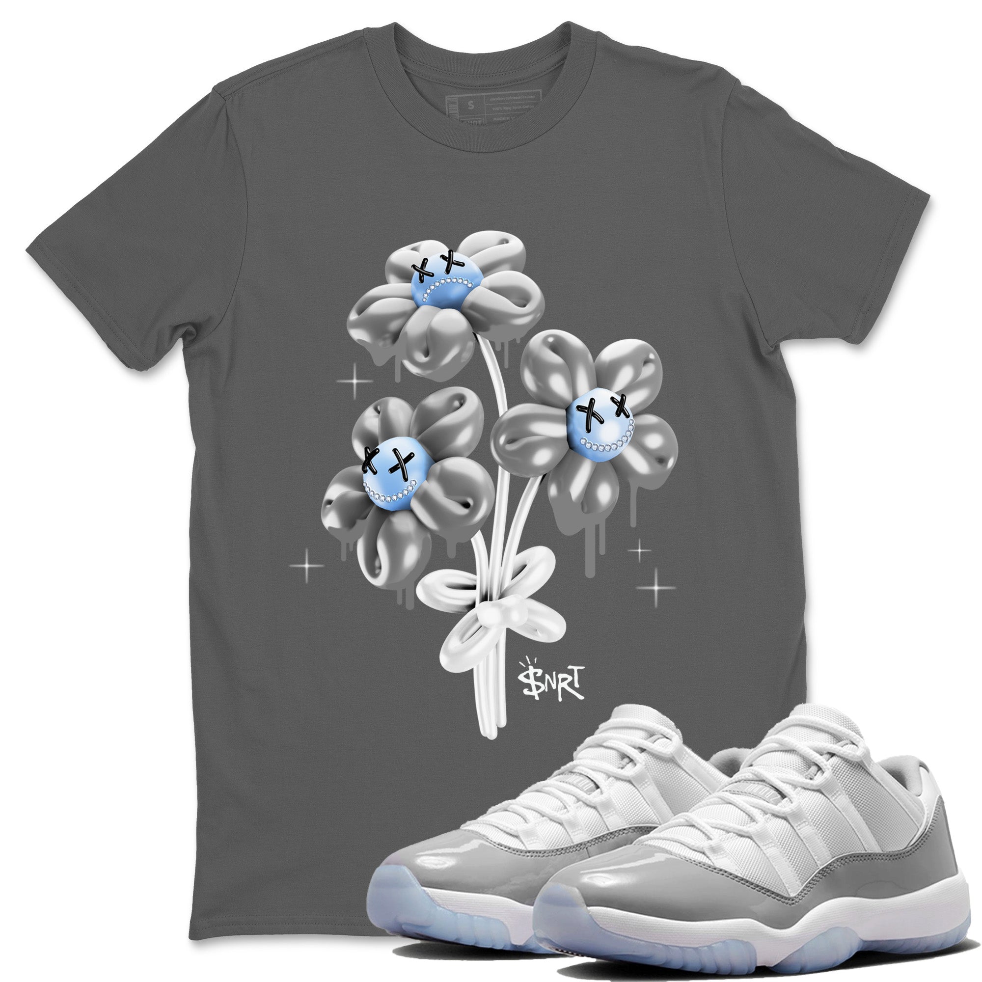 balloon bouquet Unisex Tops - Air Jordan 11 White Cement