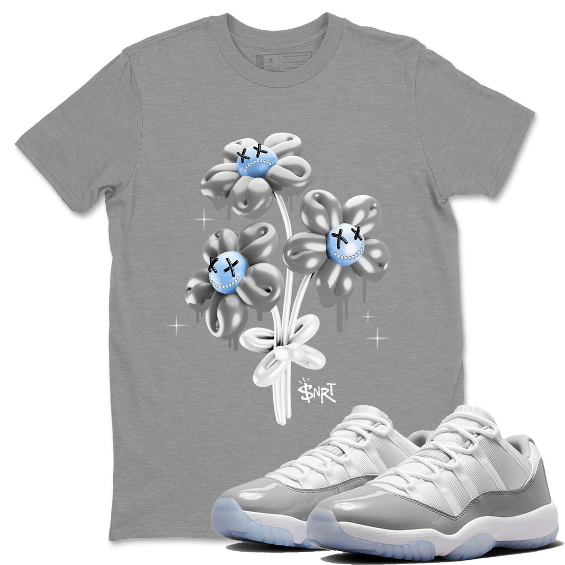 balloon bouquet Unisex Tops - Air Jordan 11 White Cement
