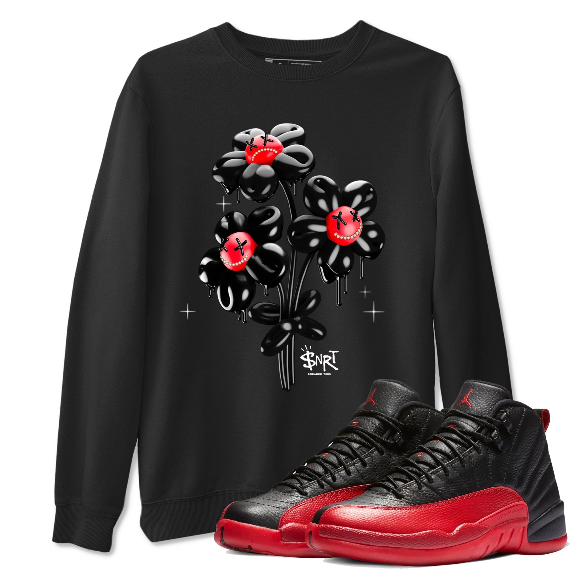 Balloon Bouquet Sneaker Tees - Air Jordan 12 Flu Game