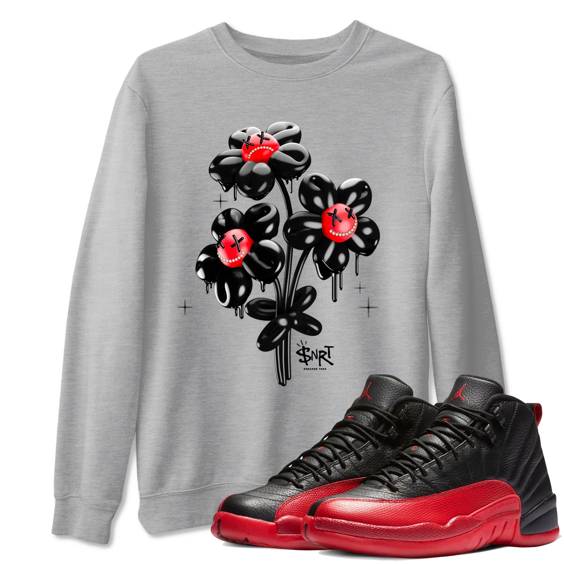 Balloon Bouquet Sneaker Tees - Air Jordan 12 Flu Game