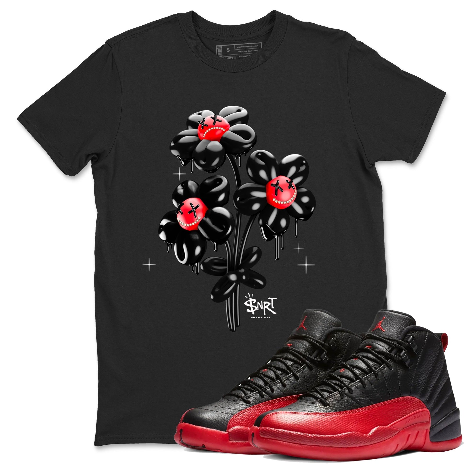 Balloon Bouquet Sneaker Tees - Air Jordan 12 Flu Game