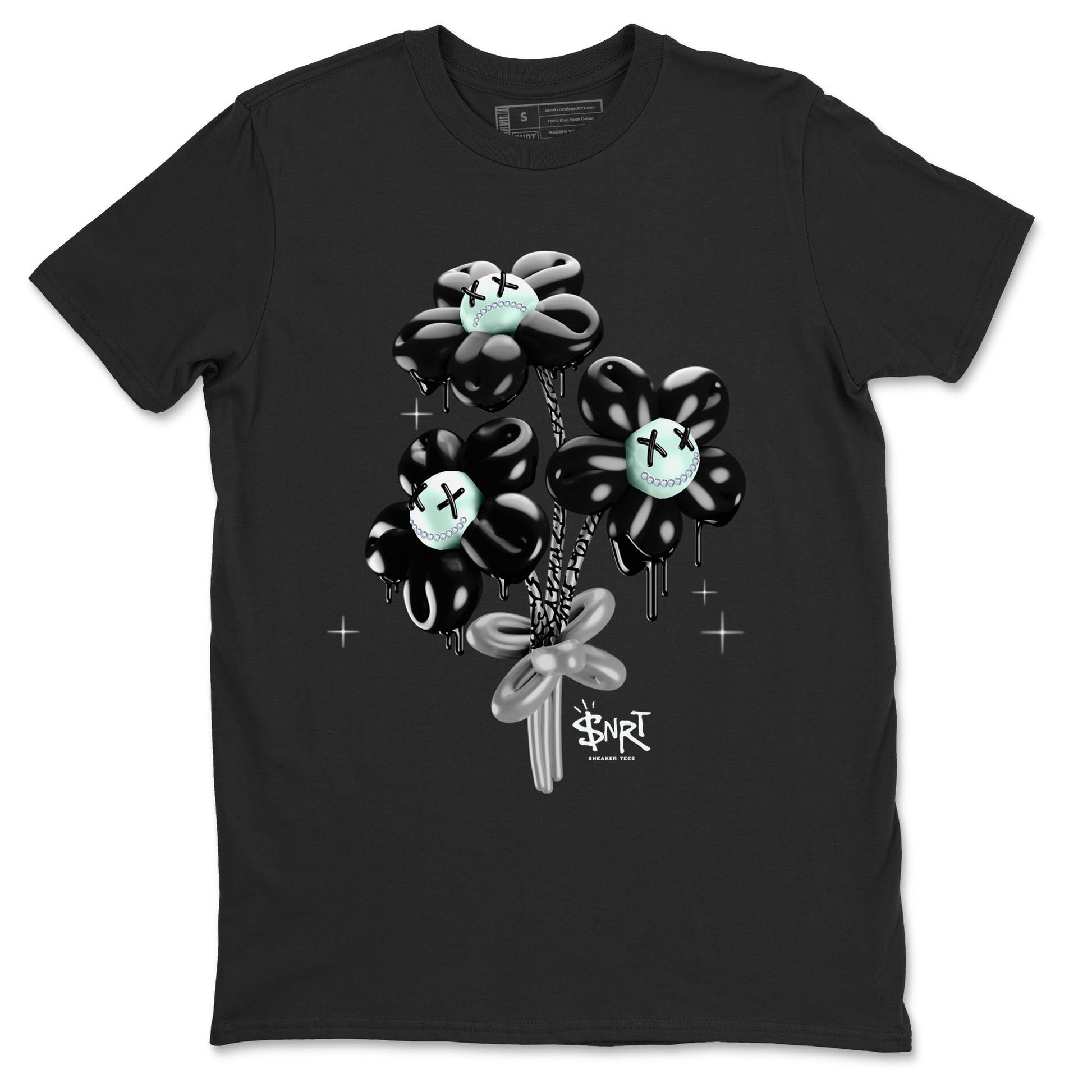 Balloon Bouquet Sneaker Tees - Air Jordan 3 Green Glow