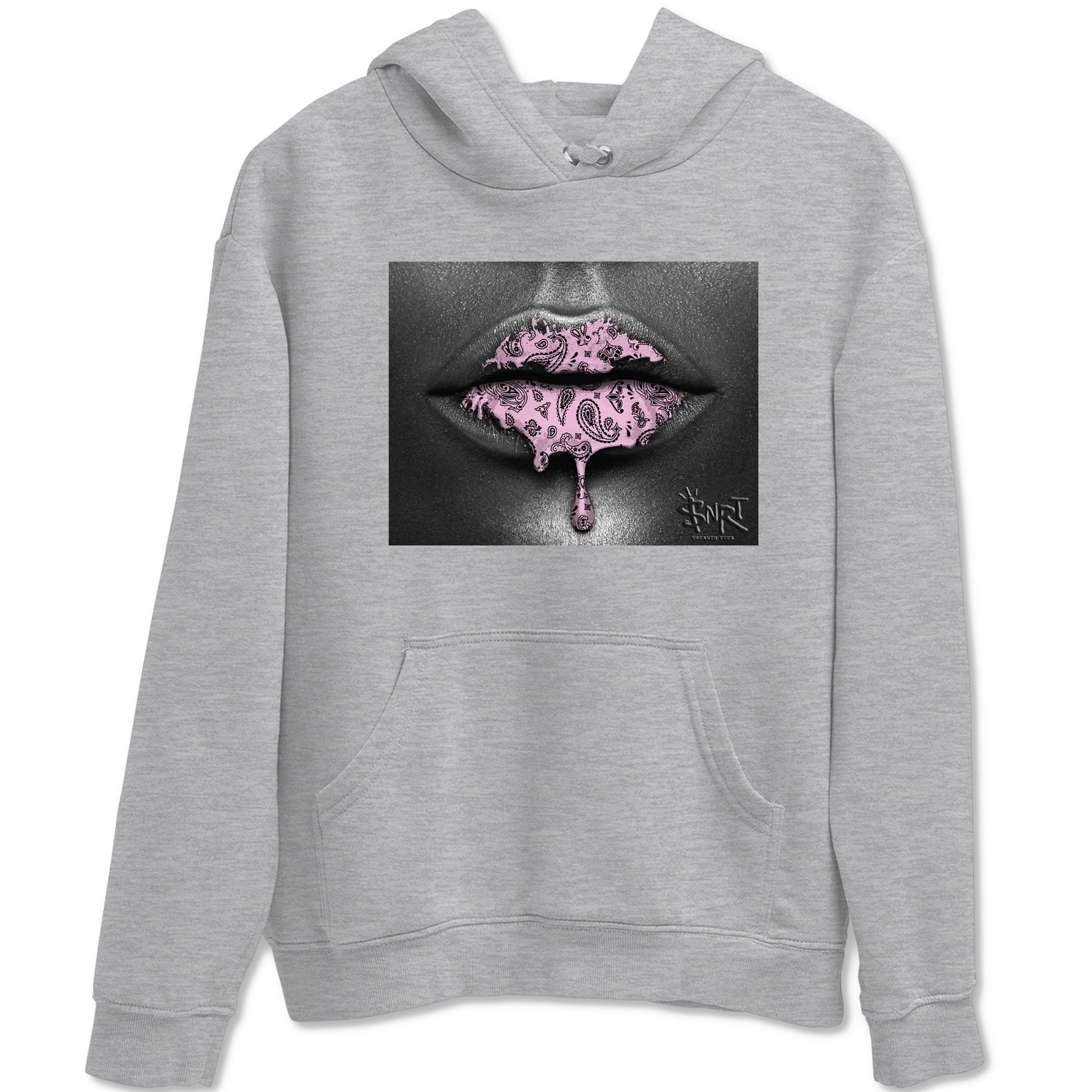 Bandana Lips Sneaker Tees - Air Jordan 4 Orchid