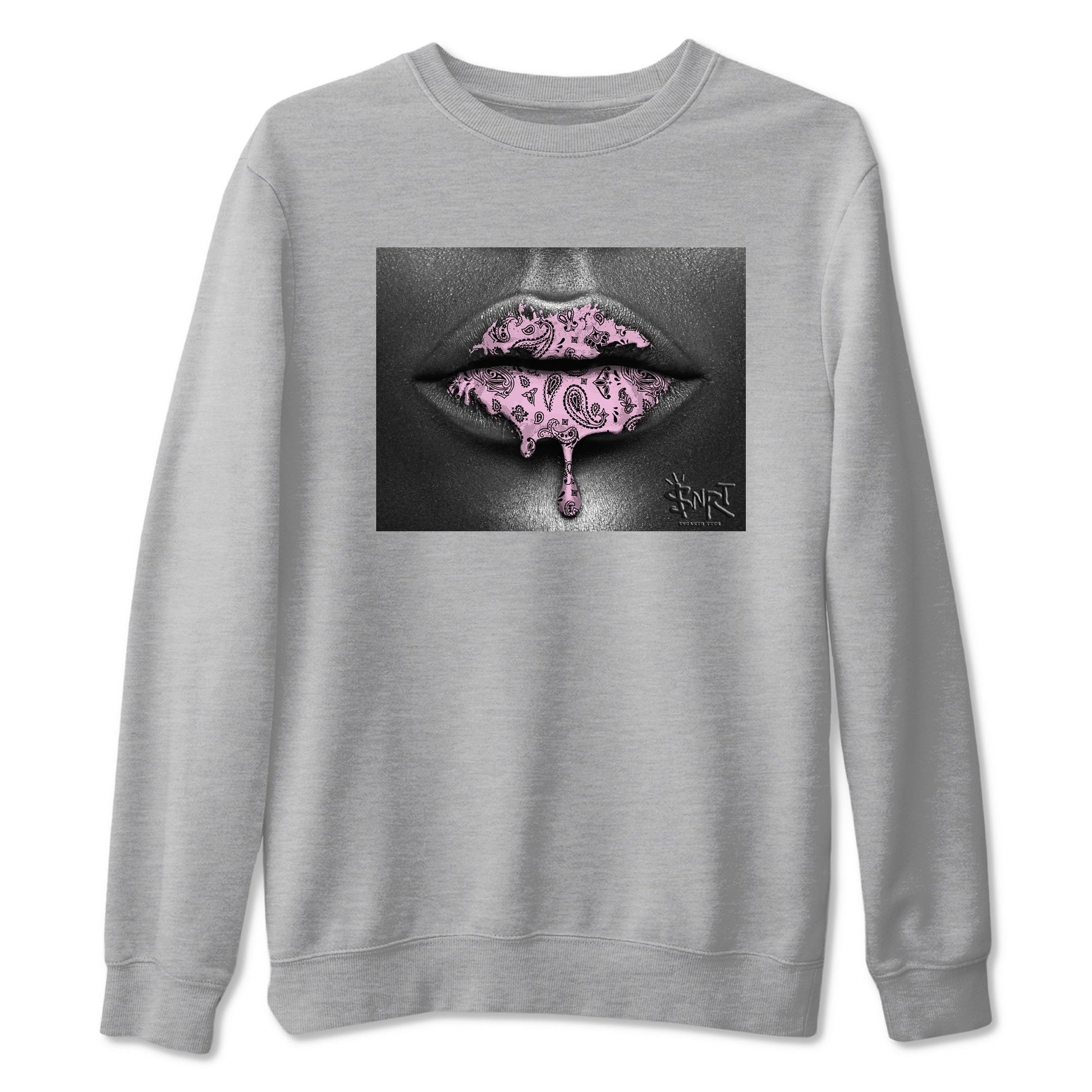 Bandana Lips Sneaker Tees - Air Jordan 4 Orchid