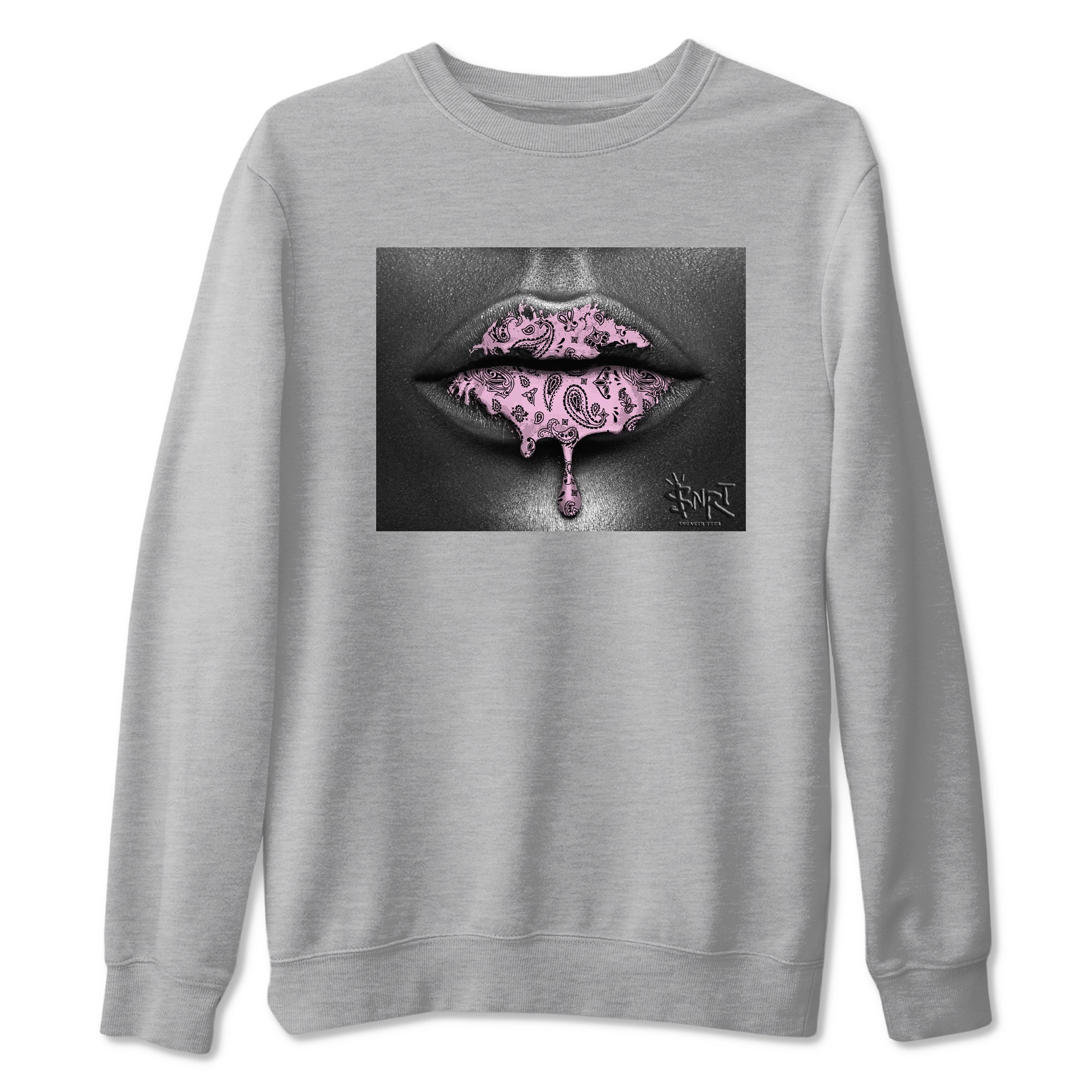 Bandana Lips Sneaker Tees - Air Jordan 4 Orchid