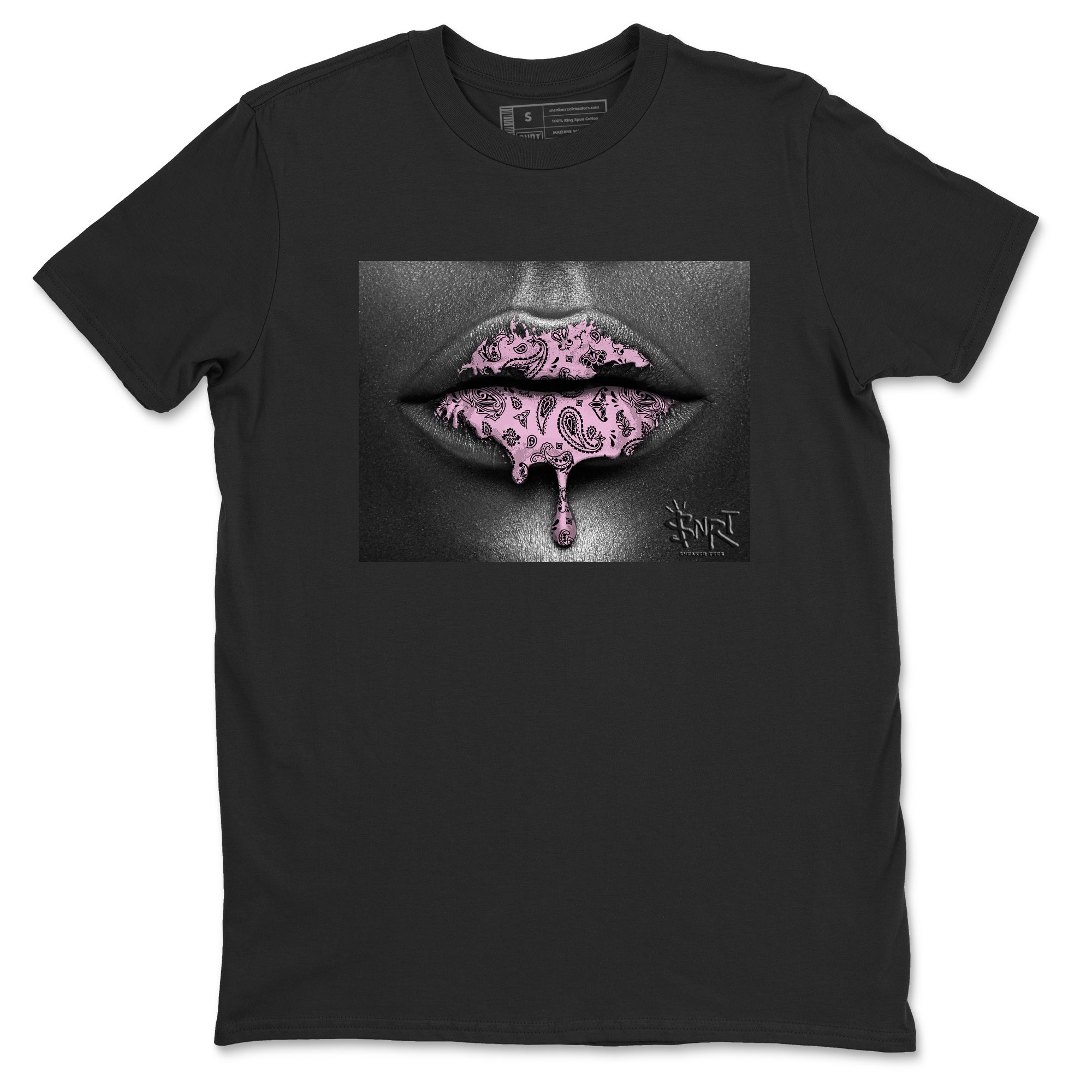 Bandana Lips Sneaker Tees - Air Jordan 4 Orchid