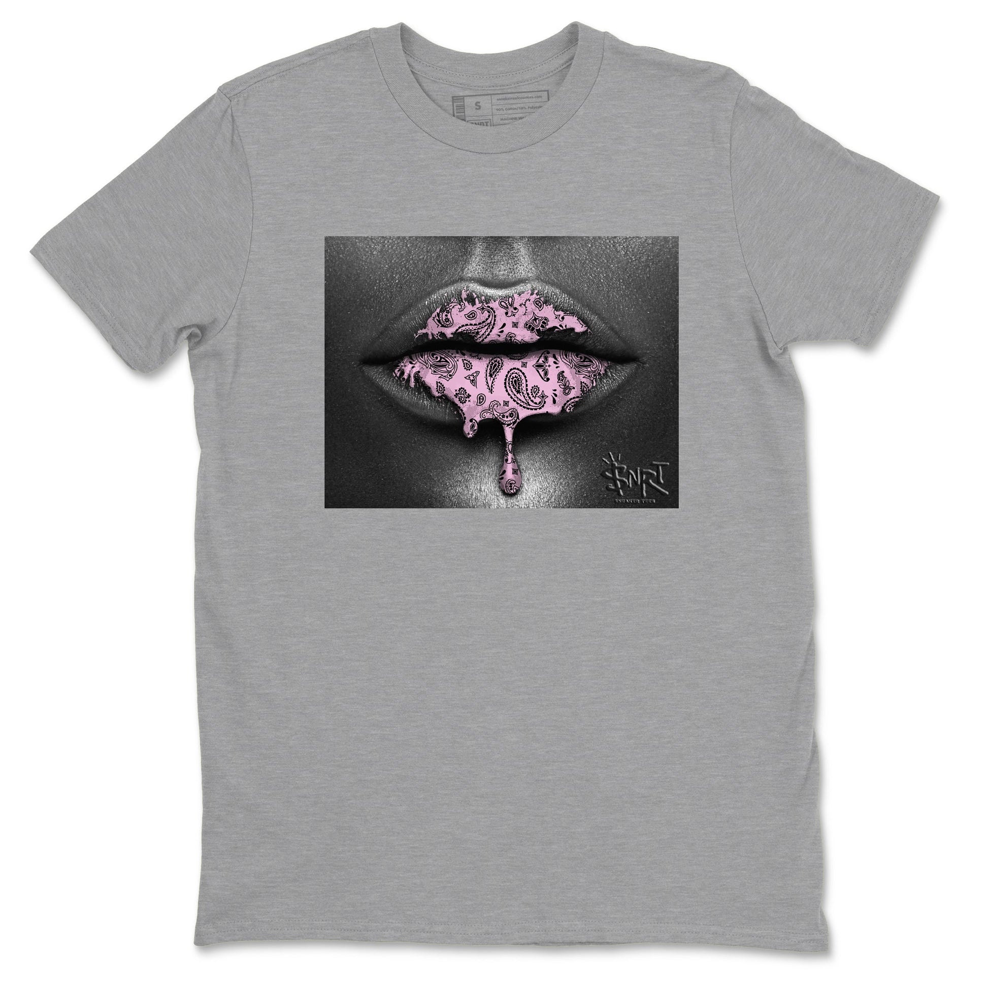Bandana Lips Sneaker Tees - Air Jordan 4 Orchid