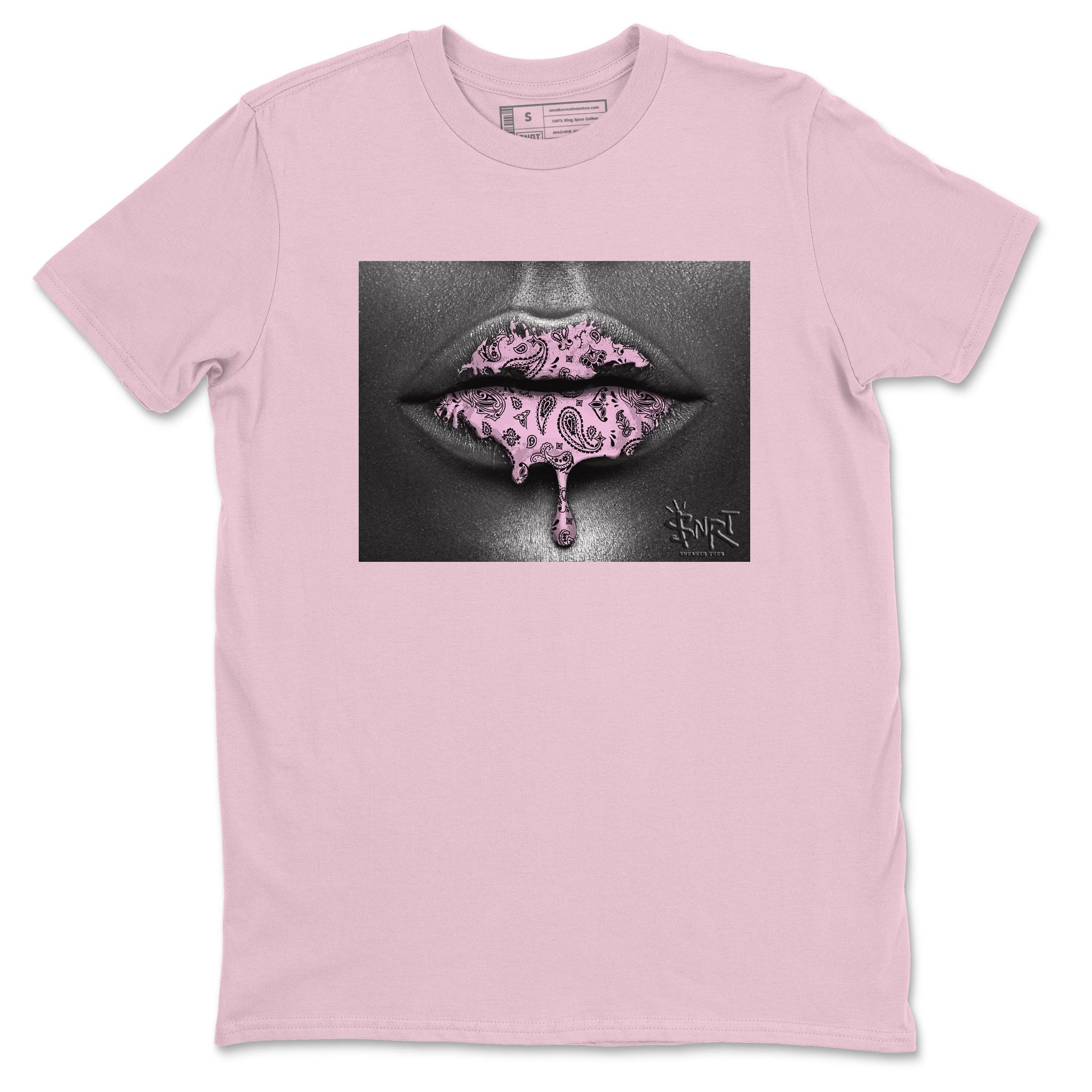 Bandana Lips Sneaker Tees - Air Jordan 4 Orchid