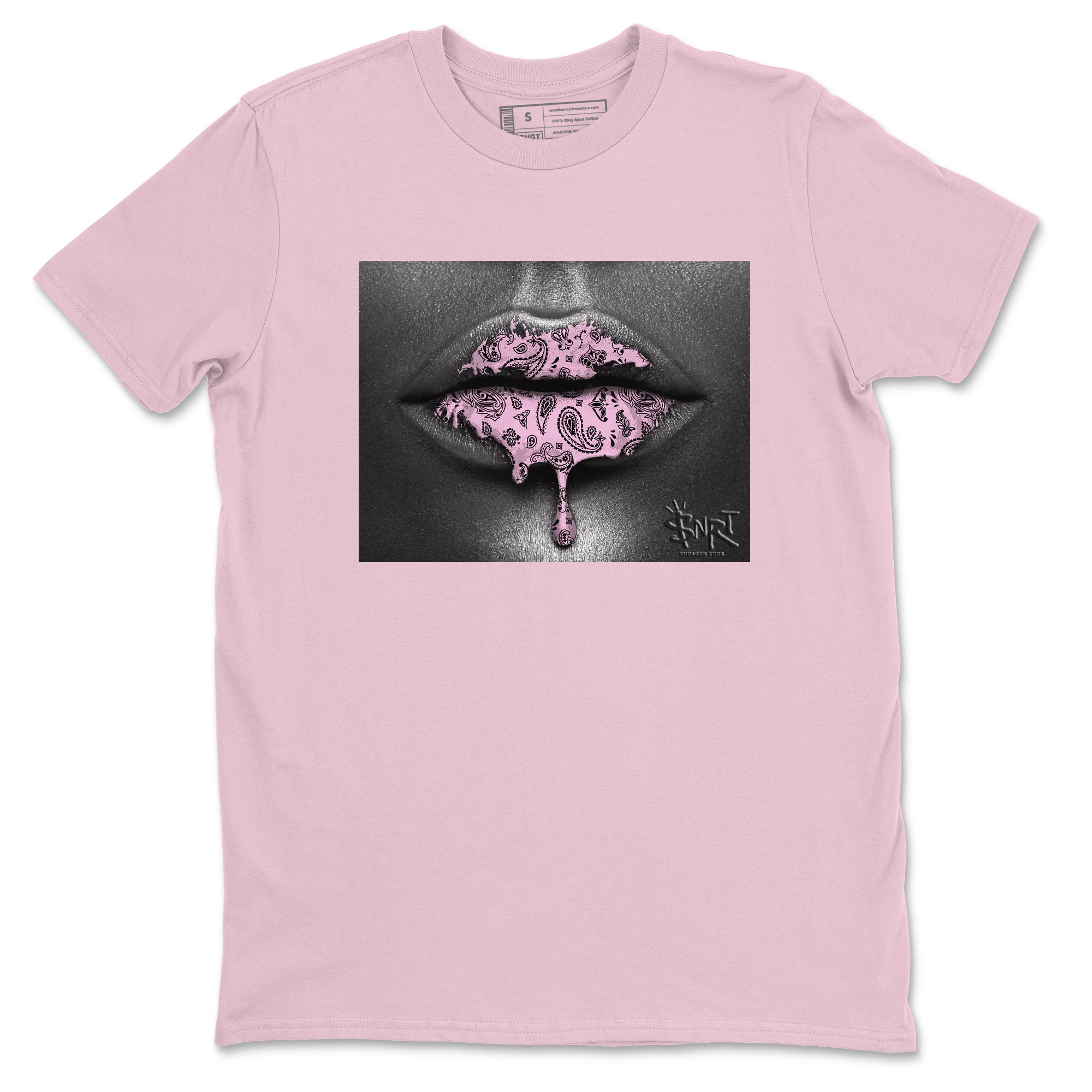 Bandana Lips Sneaker Tees - Air Jordan 4 Orchid