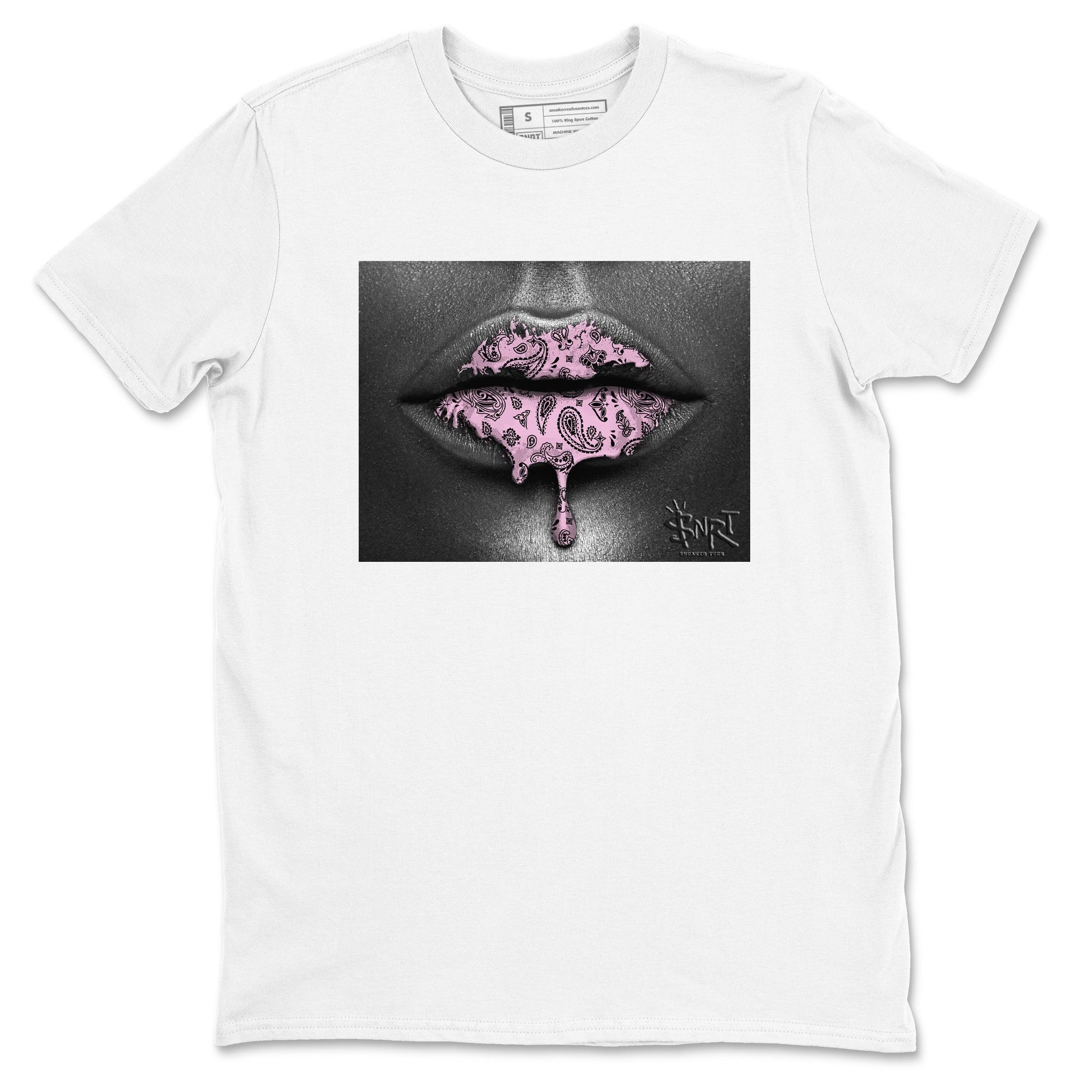 Bandana Lips Sneaker Tees - Air Jordan 4 Orchid