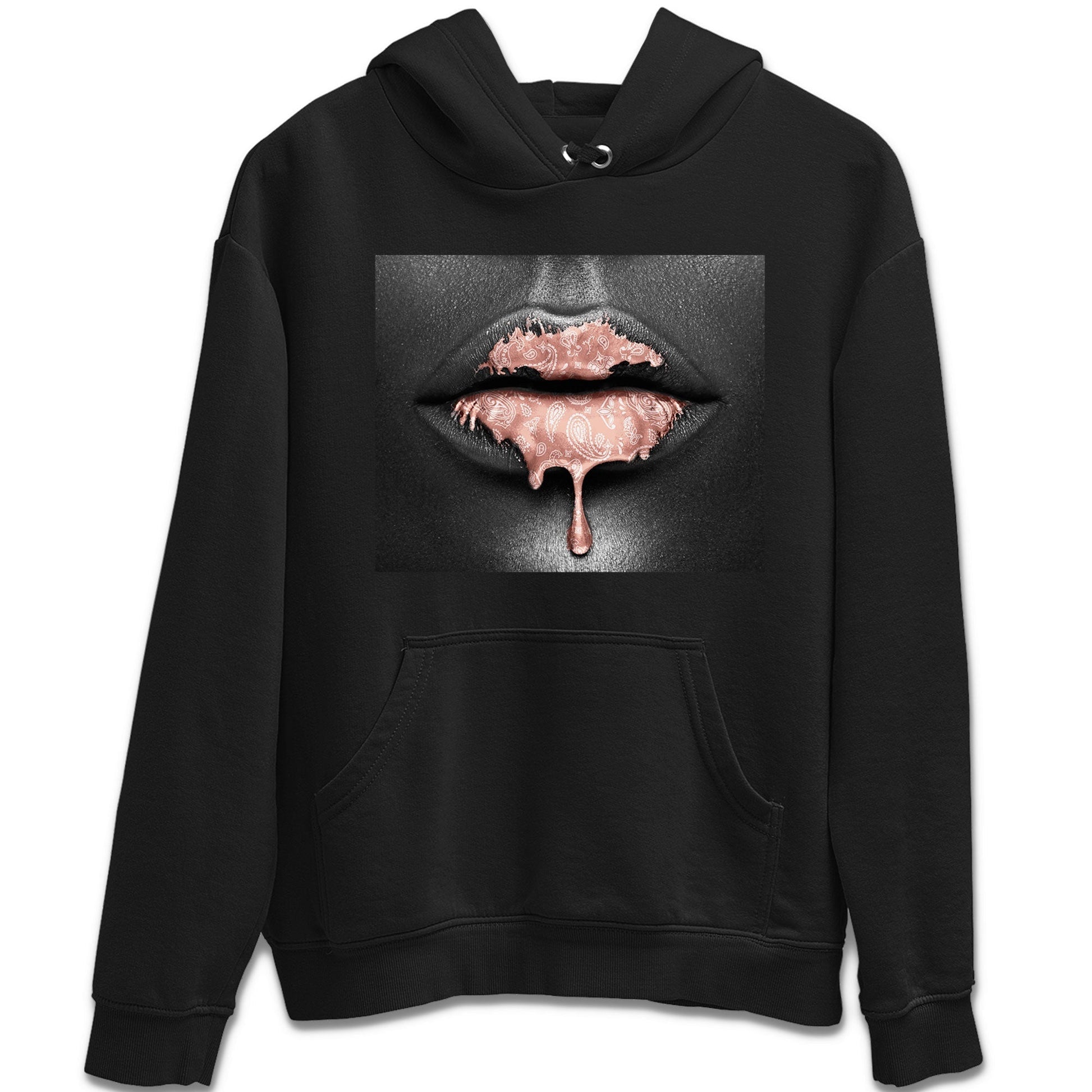 Bandana Lips Sneaker Tee - Dunk Rose Whisper
