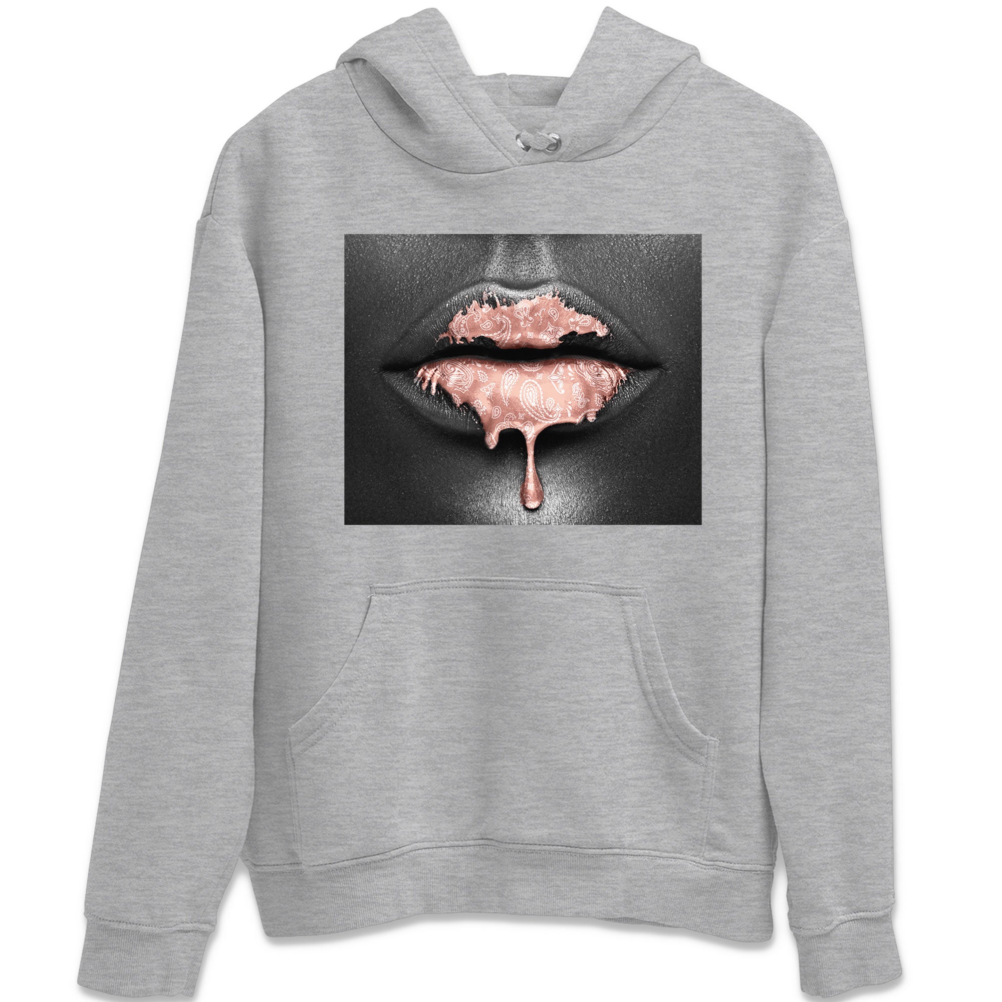 Bandana Lips Sneaker Tee - Dunk Rose Whisper