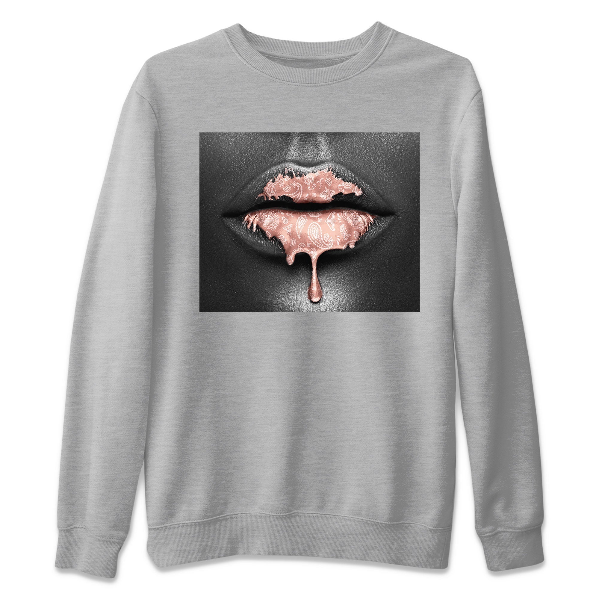 Bandana Lips Sneaker Tee - Dunk Rose Whisper
