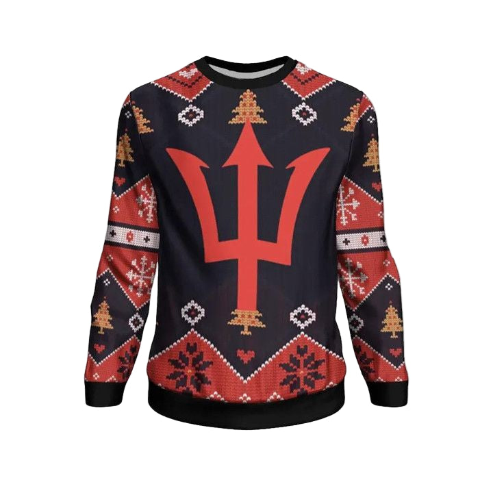 Barbados Christmas Sweater ? Santa Claus Ho Ho Ho ? Bn1810 ? Usalast