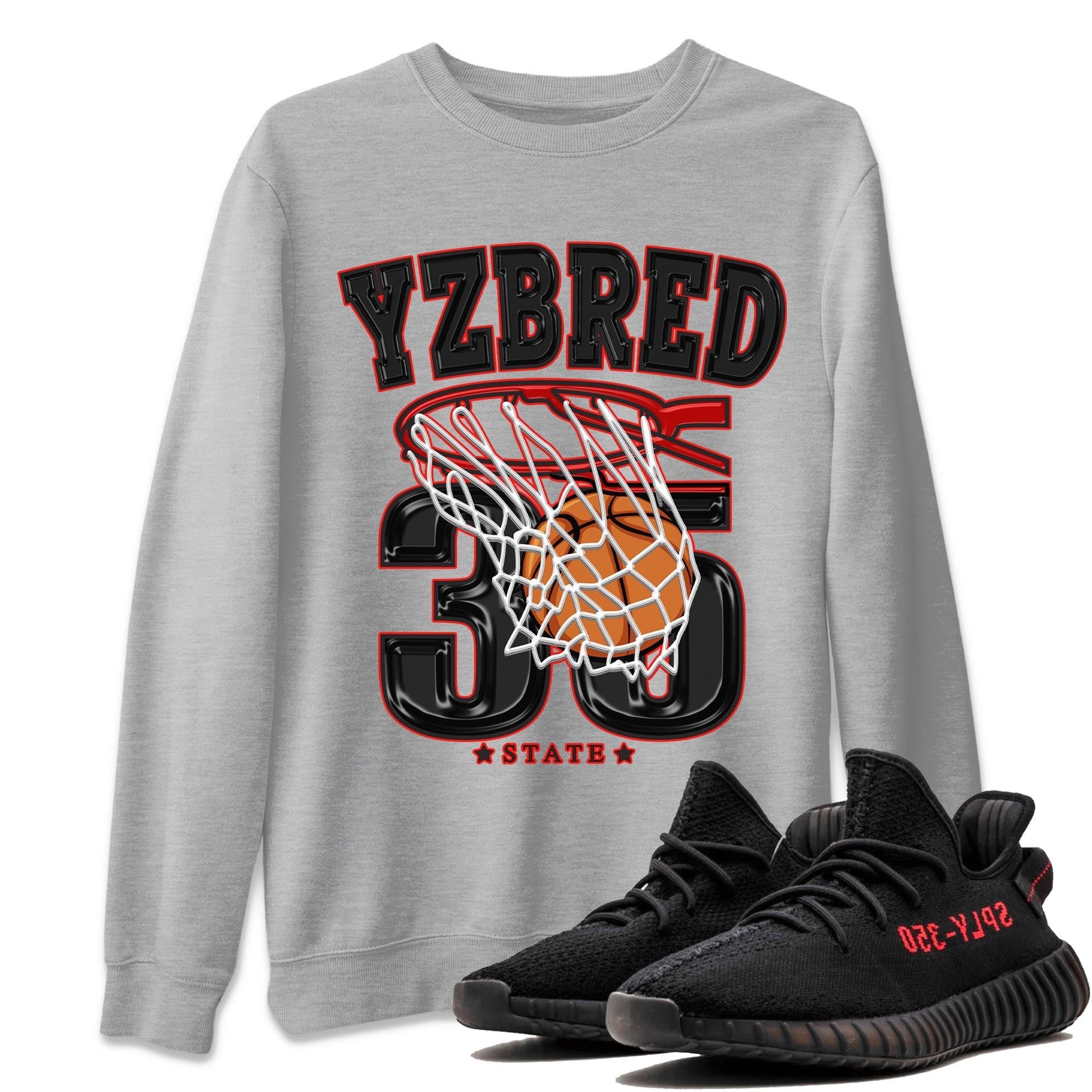 Basketball Sneaker Tee - Yeezy 350 Bred