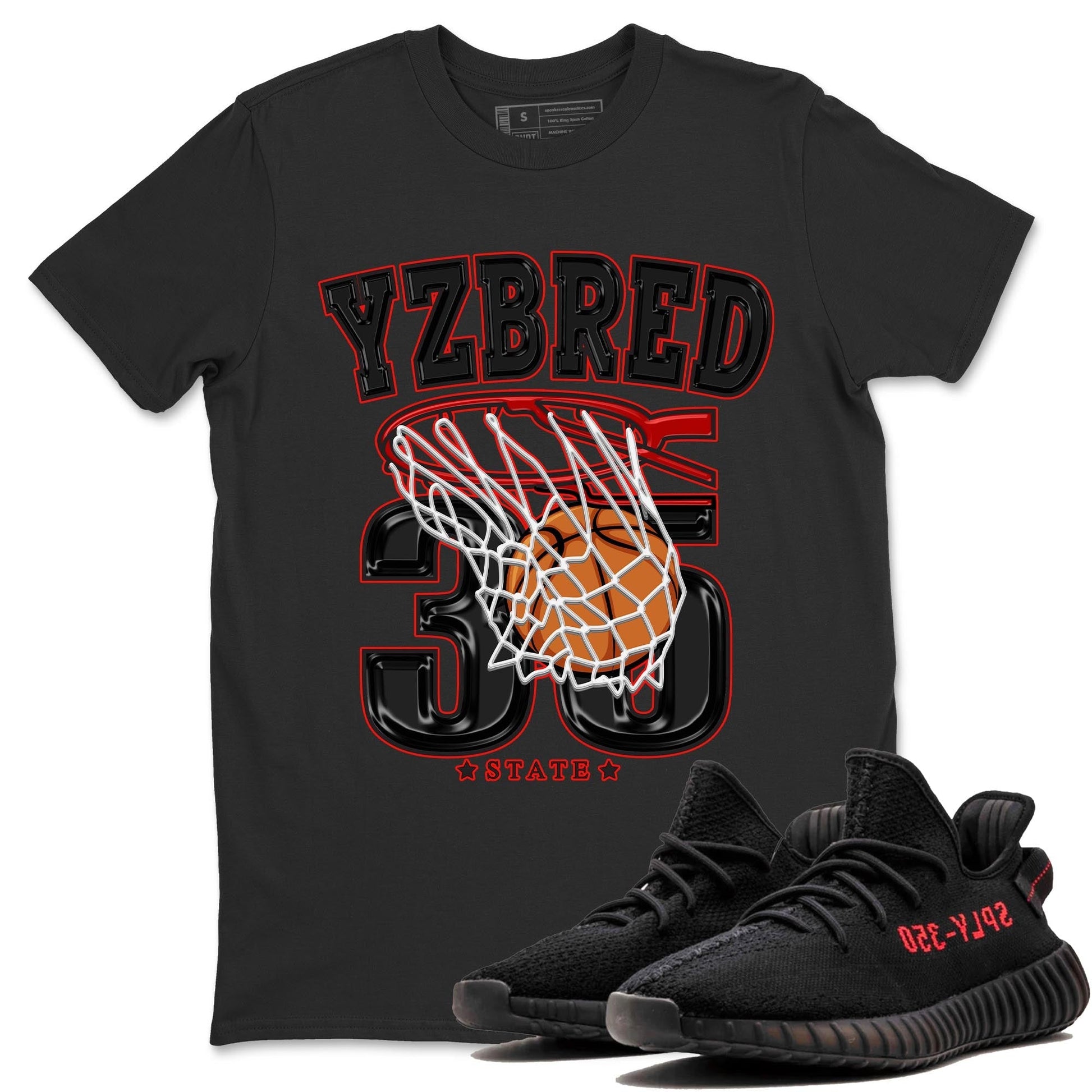 Basketball Sneaker Tee - Yeezy 350 Bred