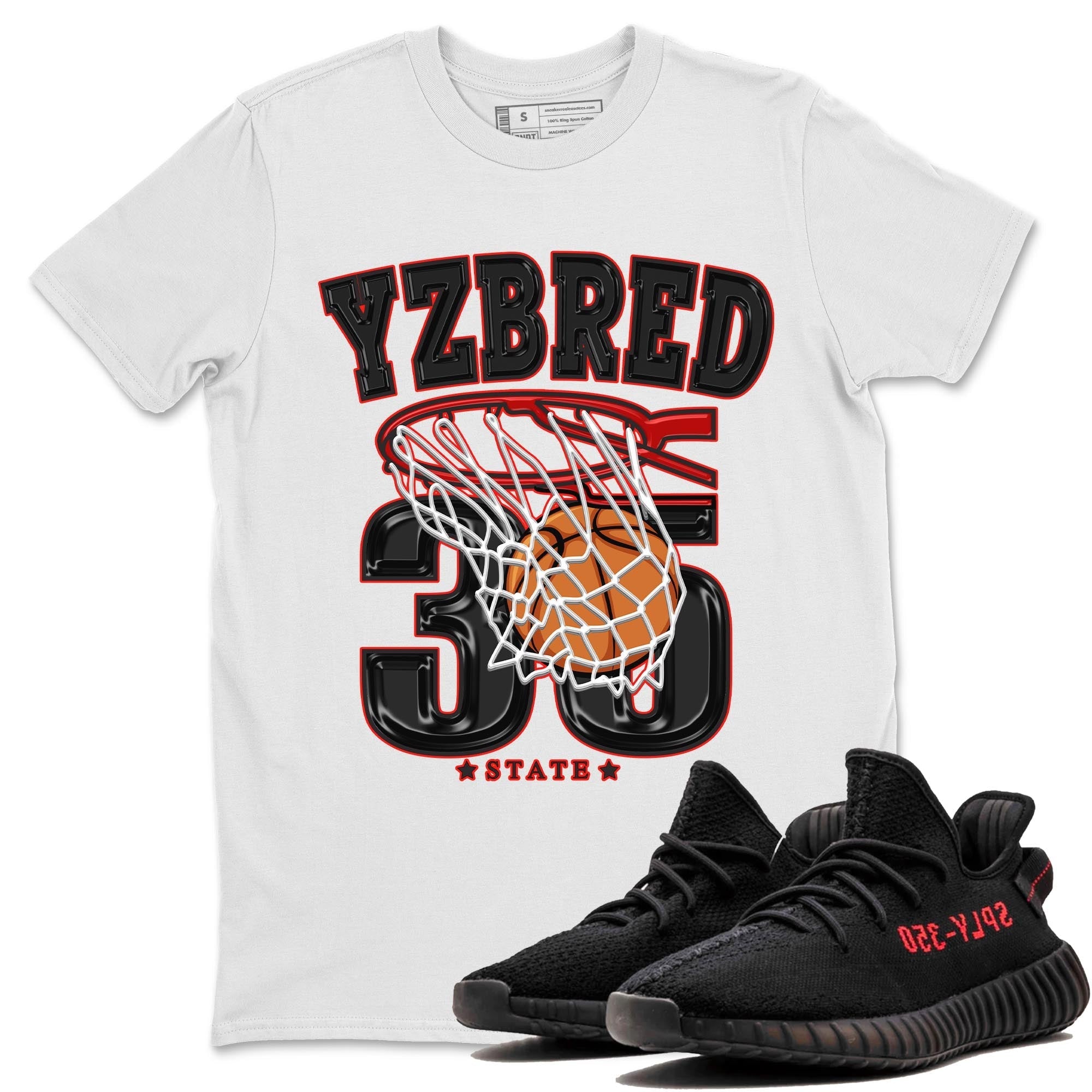 Basketball Sneaker Tee - Yeezy 350 Bred
