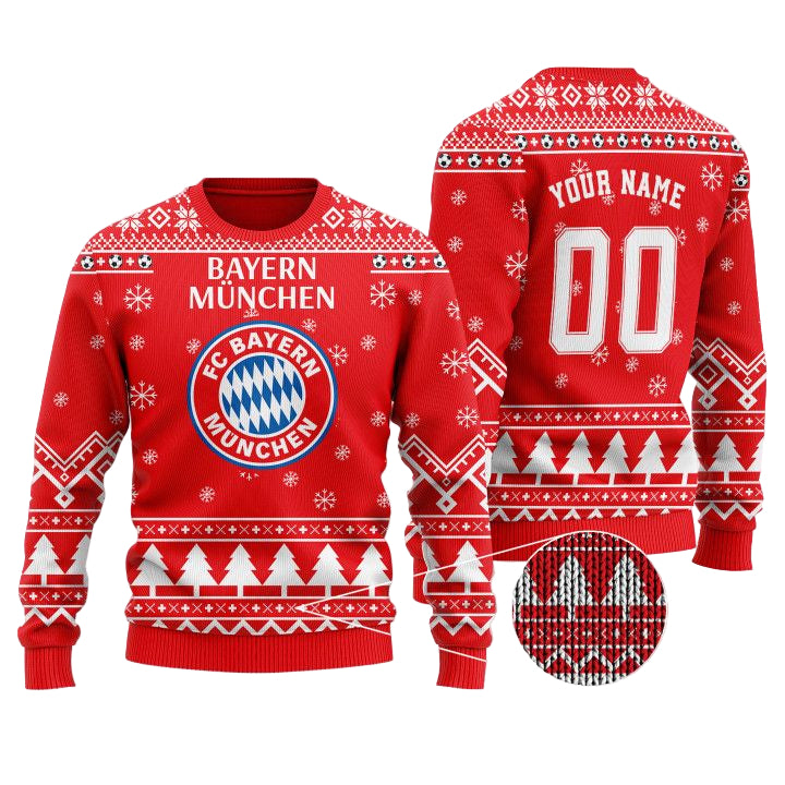 Bayern Munich Custom Name Ugly Wool Sweater ? Usalast
