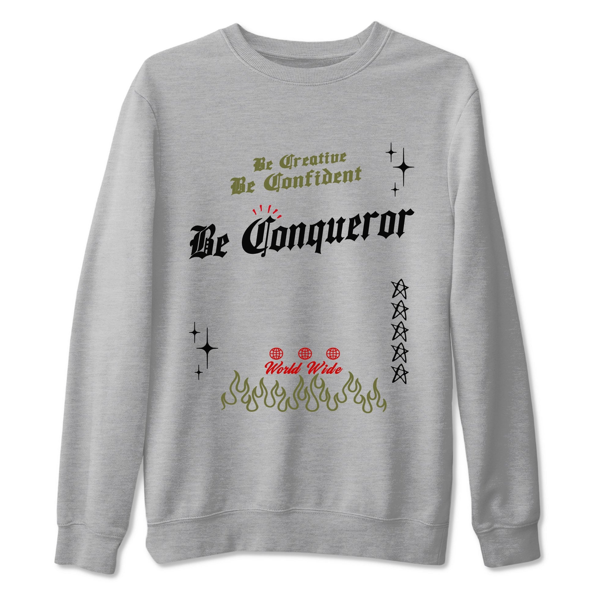 Be Conqueror Sneaker Tees - Air Jordan 1 Travis Scott Medium Olive