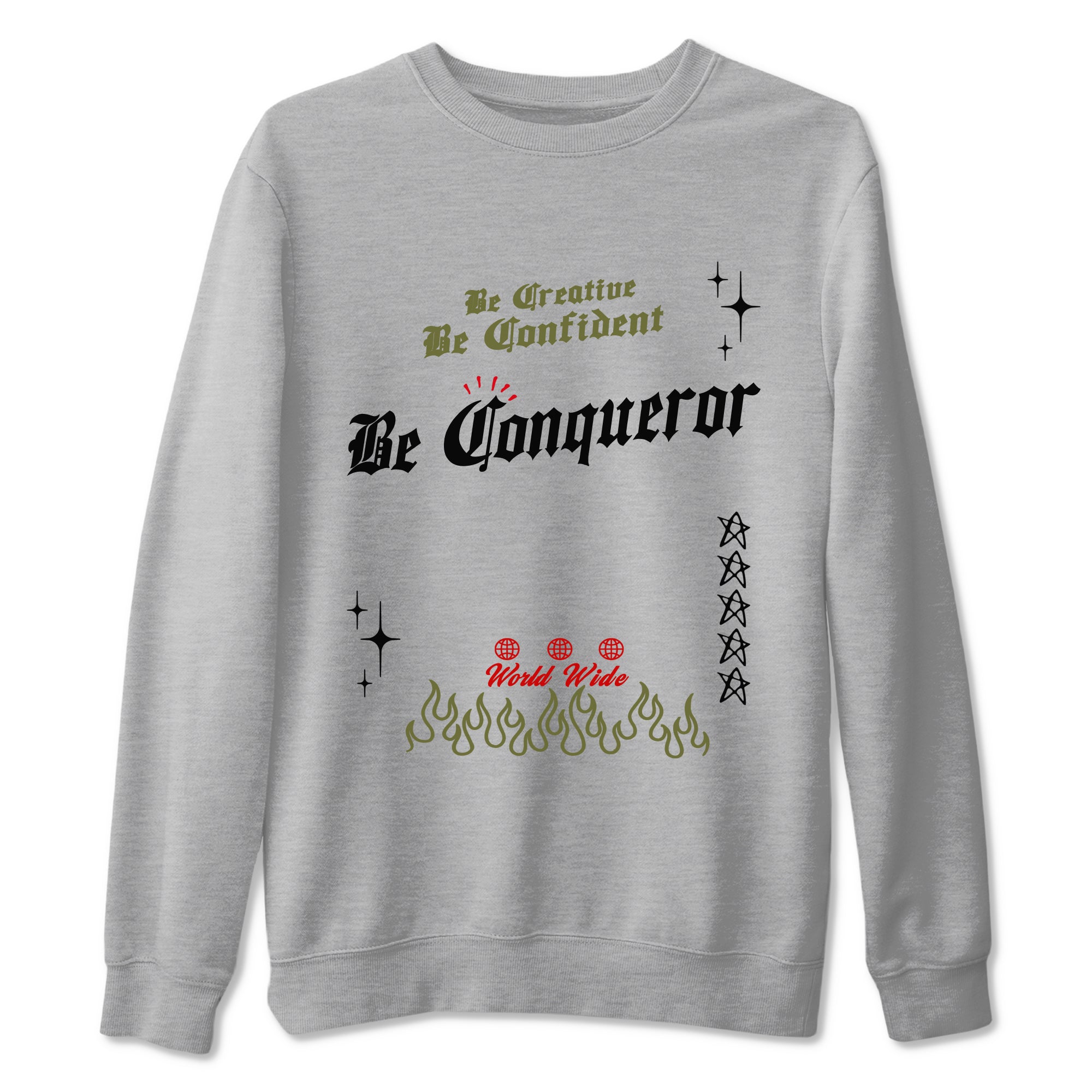 Be Conqueror Sneaker Tees - Air Jordan 1 Travis Scott Medium Olive