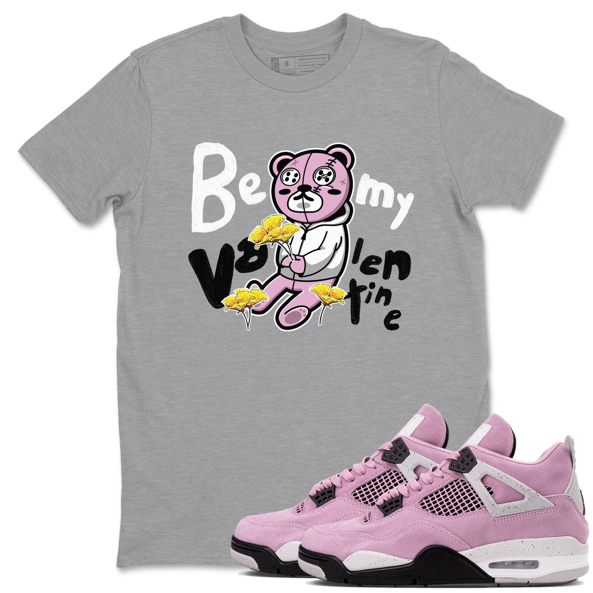 Be my Valentine Sneaker Tees - Air Jordan 4 Orchid