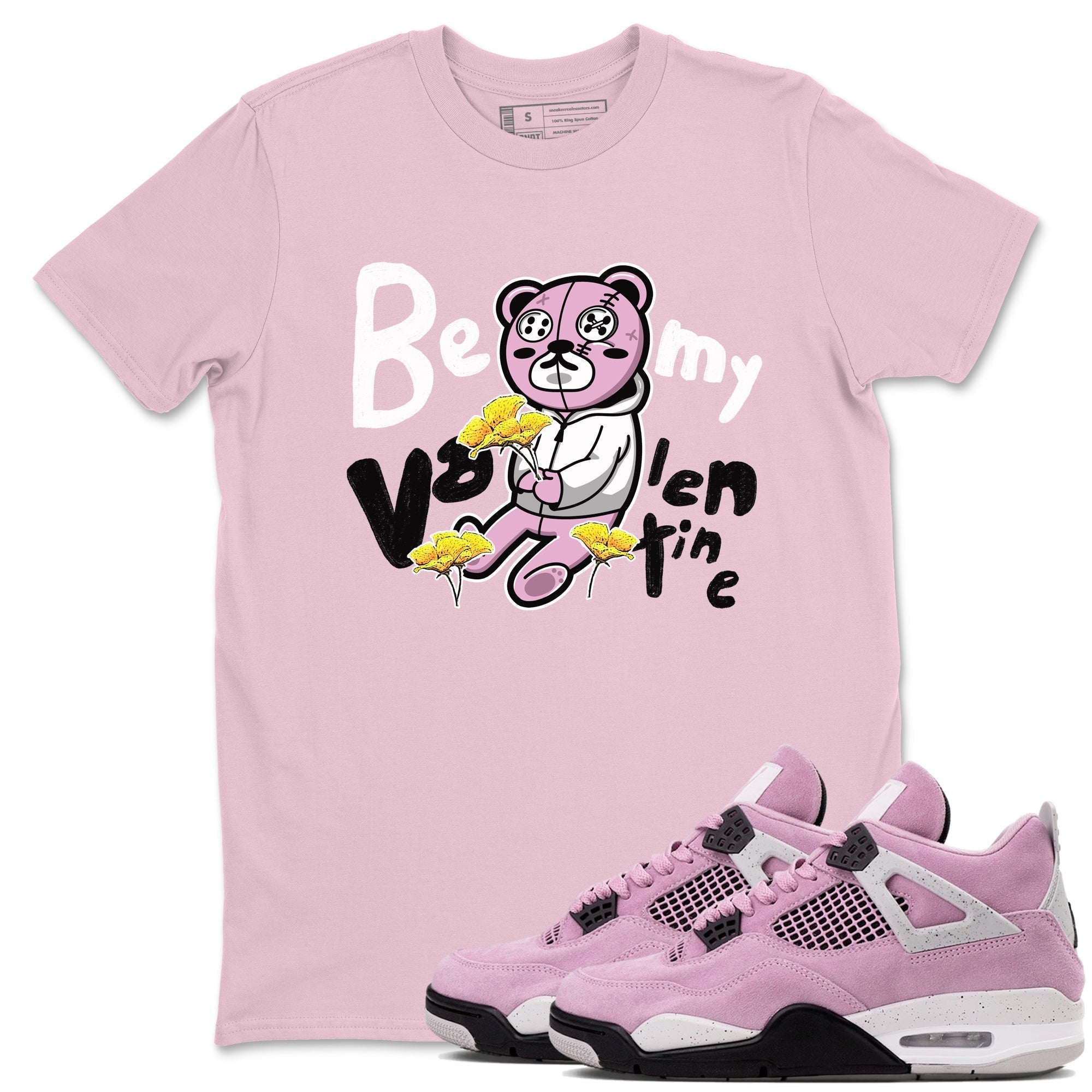 Be my Valentine Sneaker Tees - Air Jordan 4 Orchid