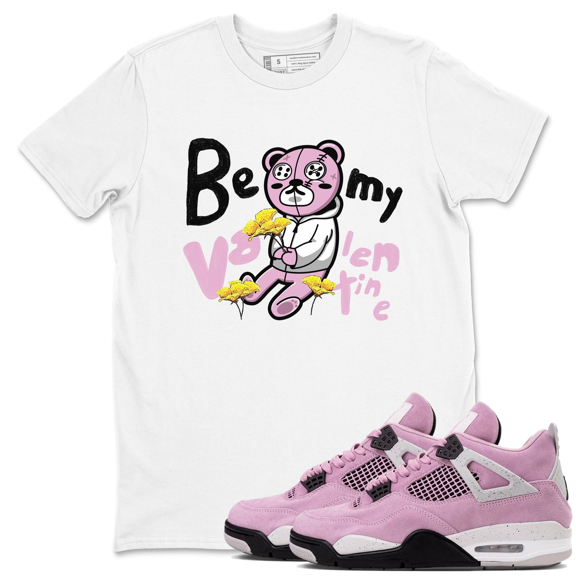 Be my Valentine Sneaker Tees - Air Jordan 4 Orchid