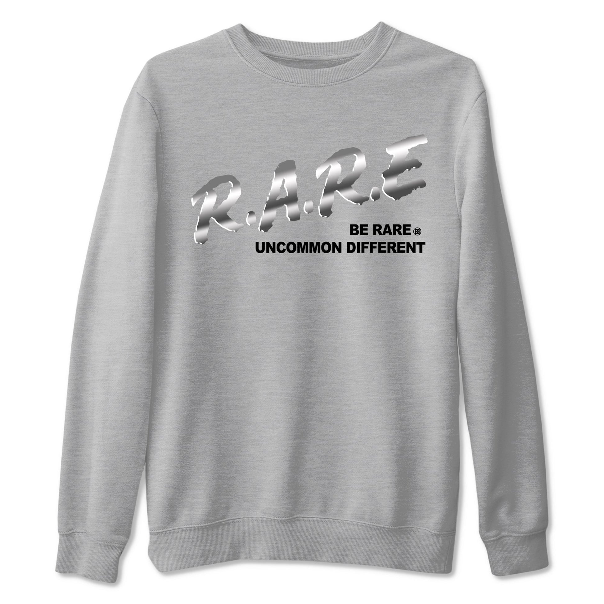 Be Rare Uncommon Different Sneaker Tees - AE 1 Silver Metallic