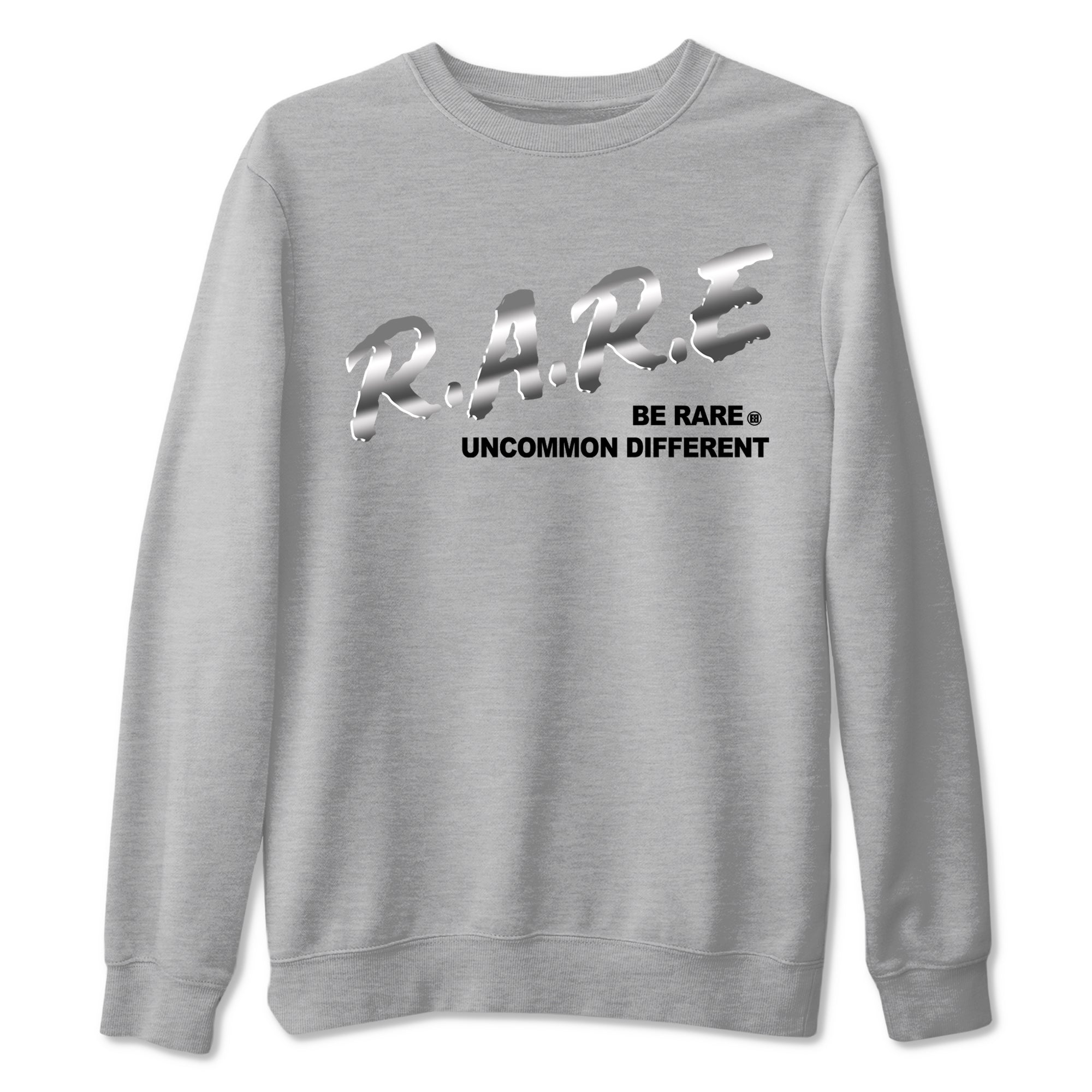Be Rare Uncommon Different Sneaker Tees - AE 1 Silver Metallic